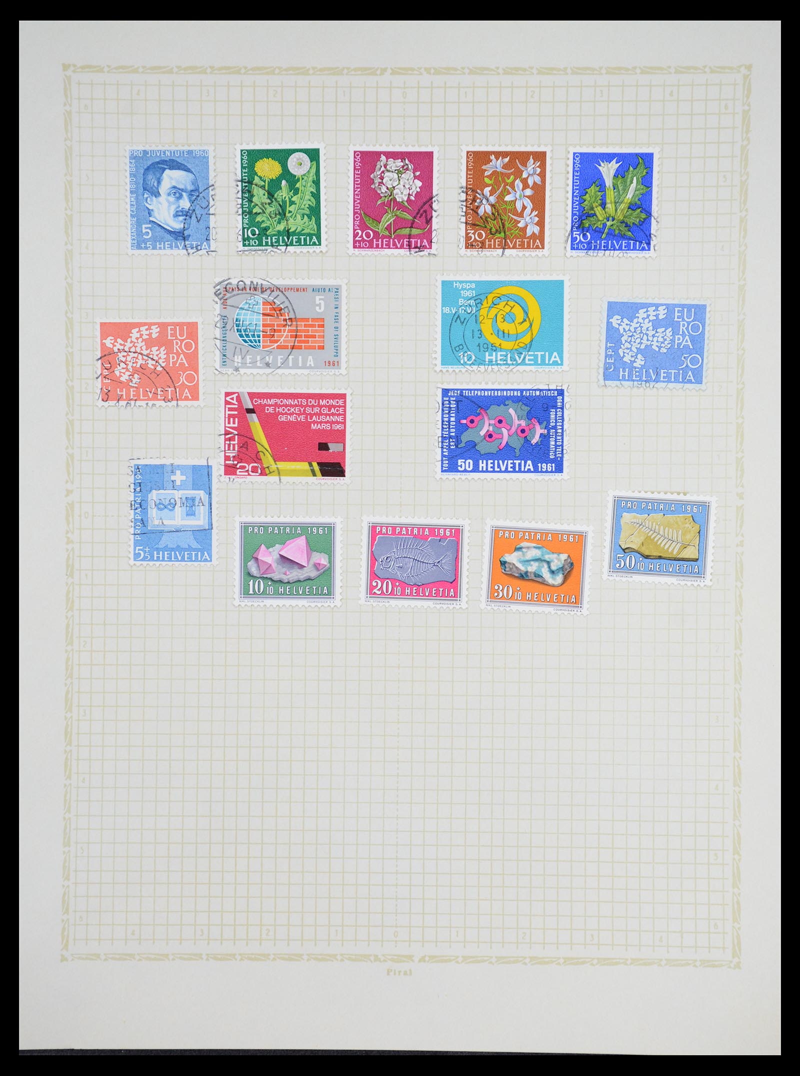 36672 051 - Stamp collection 36672 Switzerland 1854-1965.