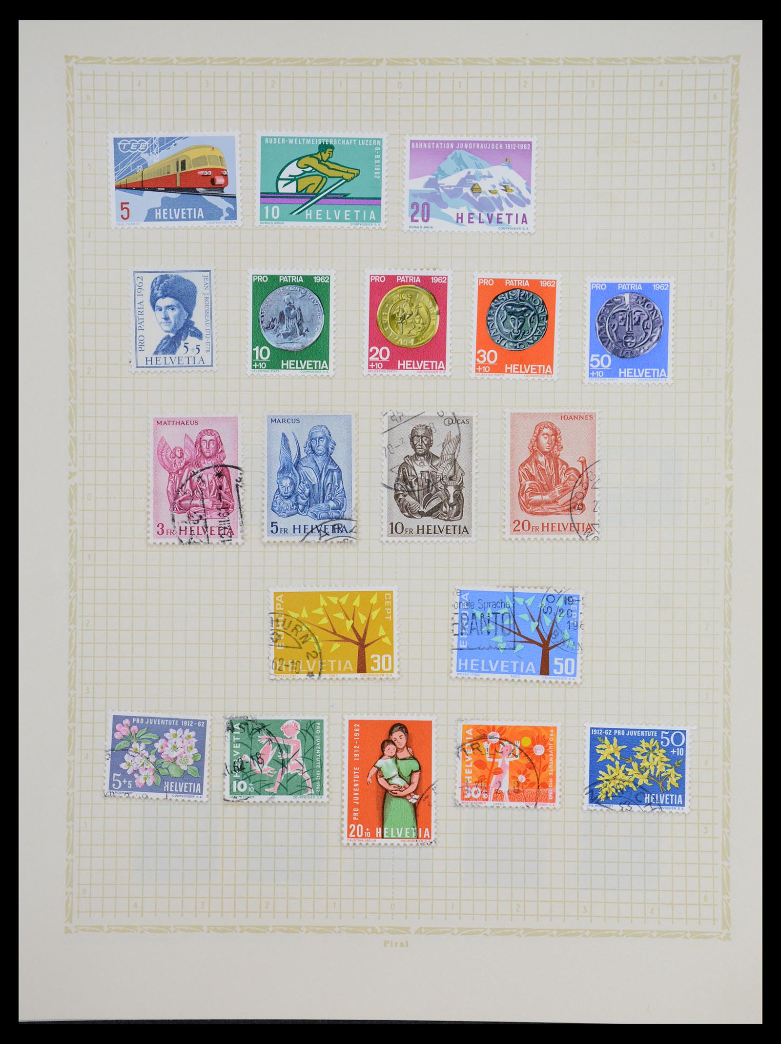 36672 052 - Stamp collection 36672 Switzerland 1854-1965.
