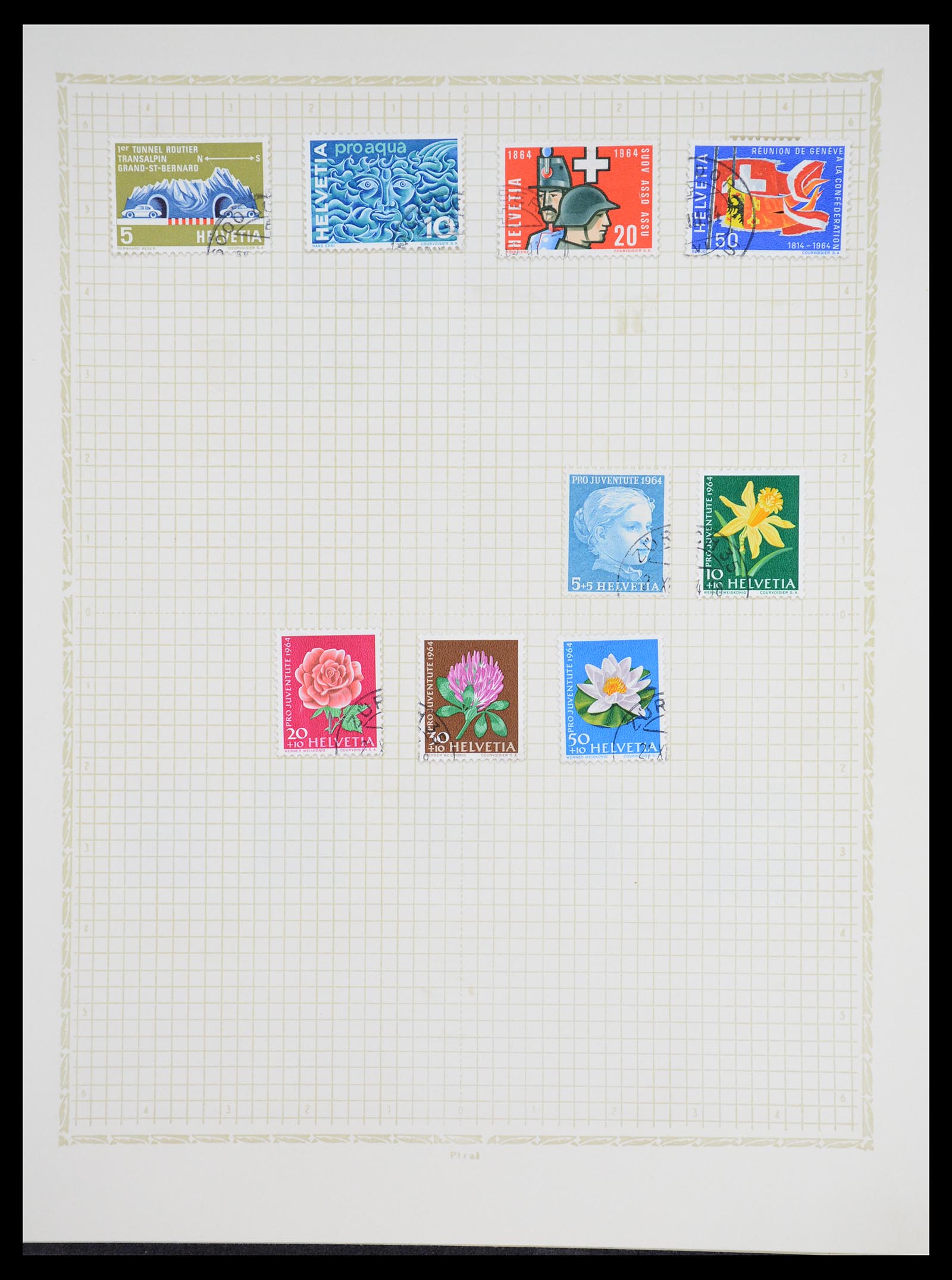 36672 054 - Stamp collection 36672 Switzerland 1854-1965.