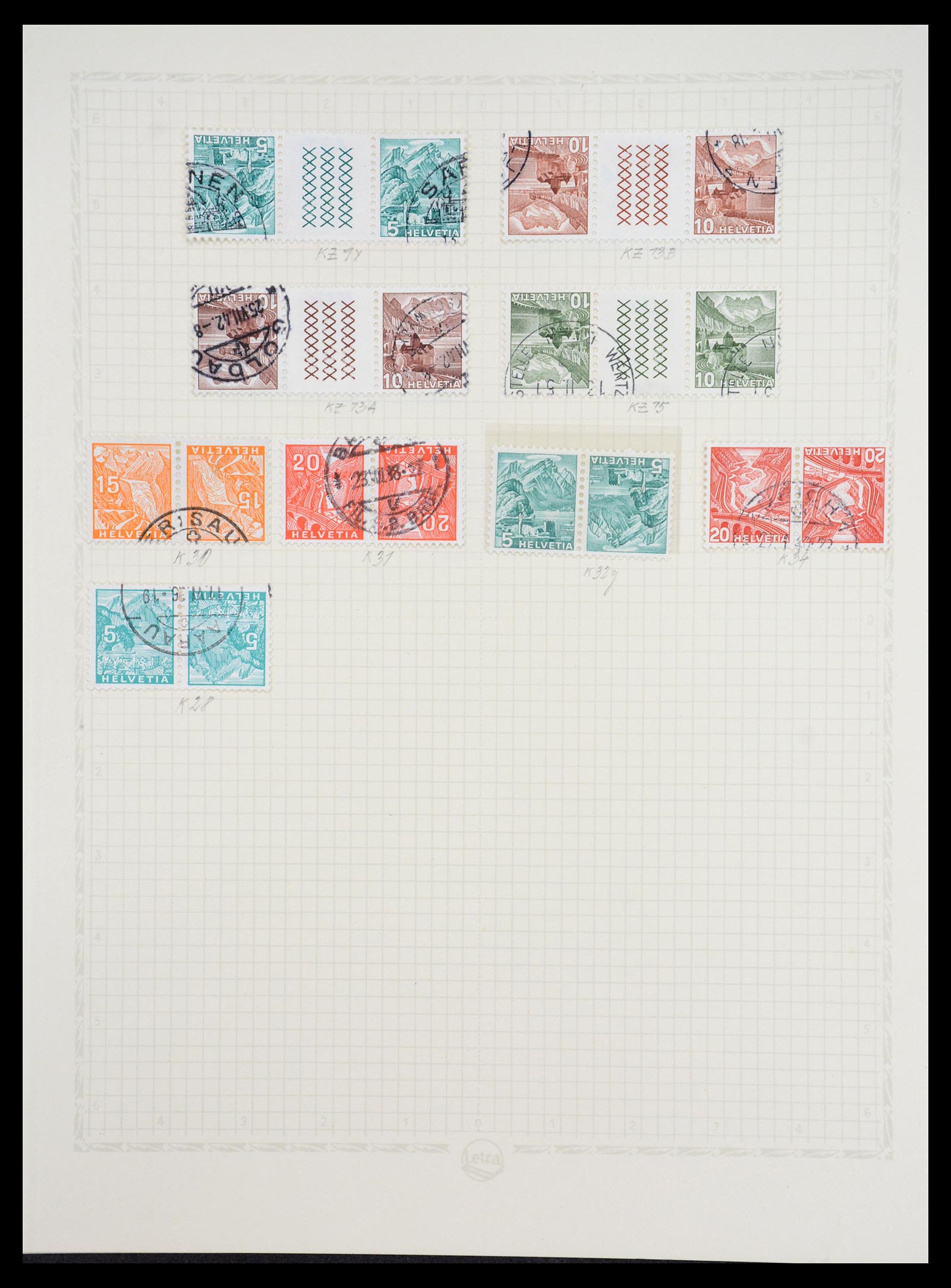 36672 059 - Stamp collection 36672 Switzerland 1854-1965.