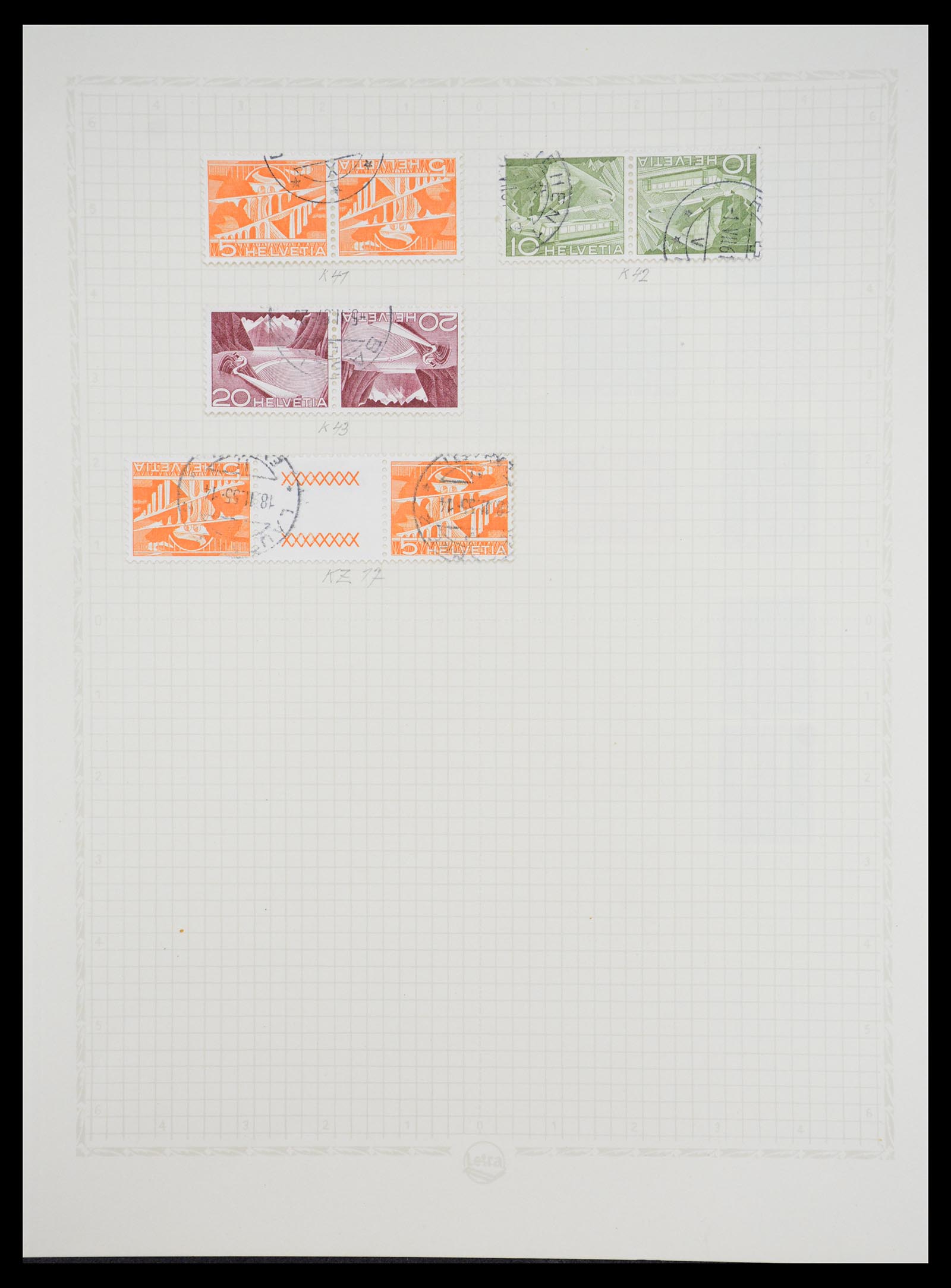 36672 060 - Stamp collection 36672 Switzerland 1854-1965.