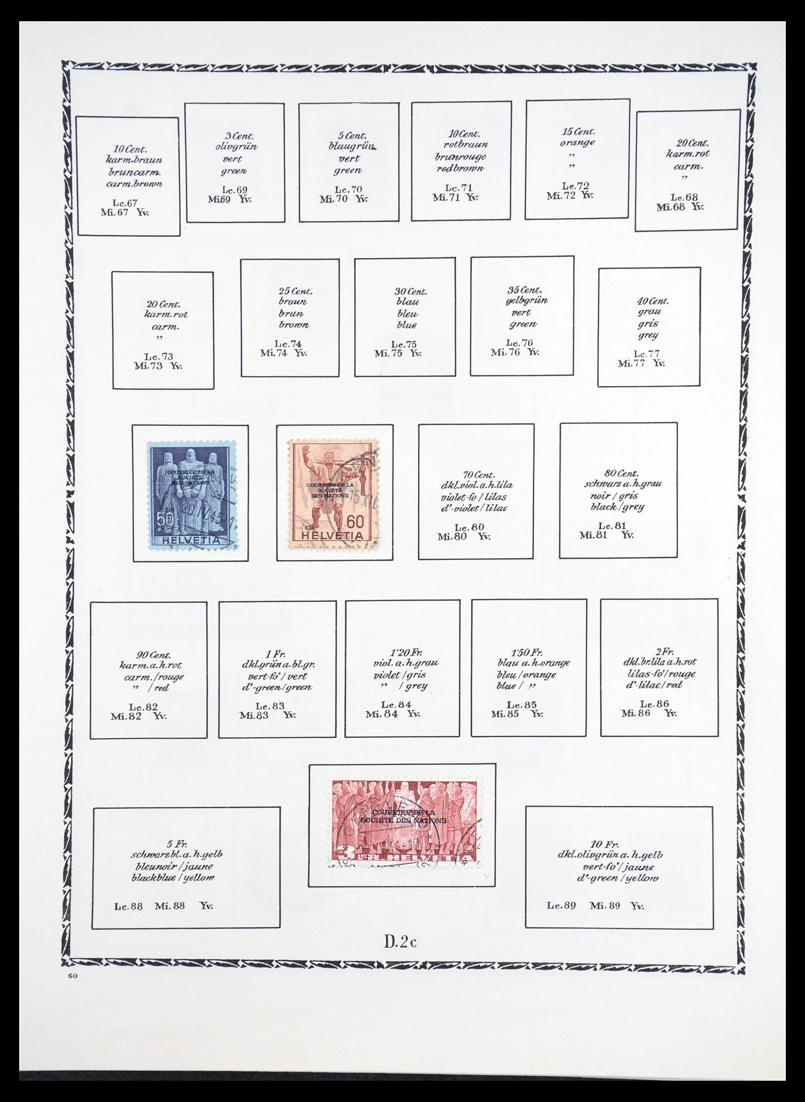 36672 069 - Stamp collection 36672 Switzerland 1854-1965.
