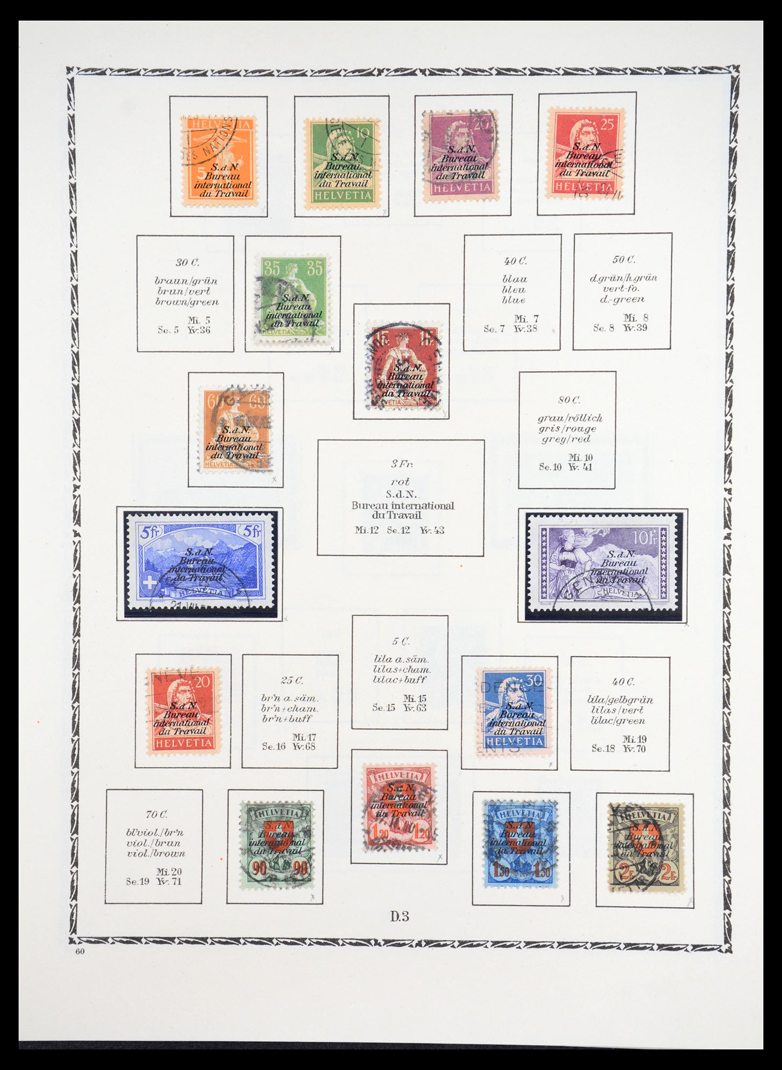 36672 070 - Stamp collection 36672 Switzerland 1854-1965.