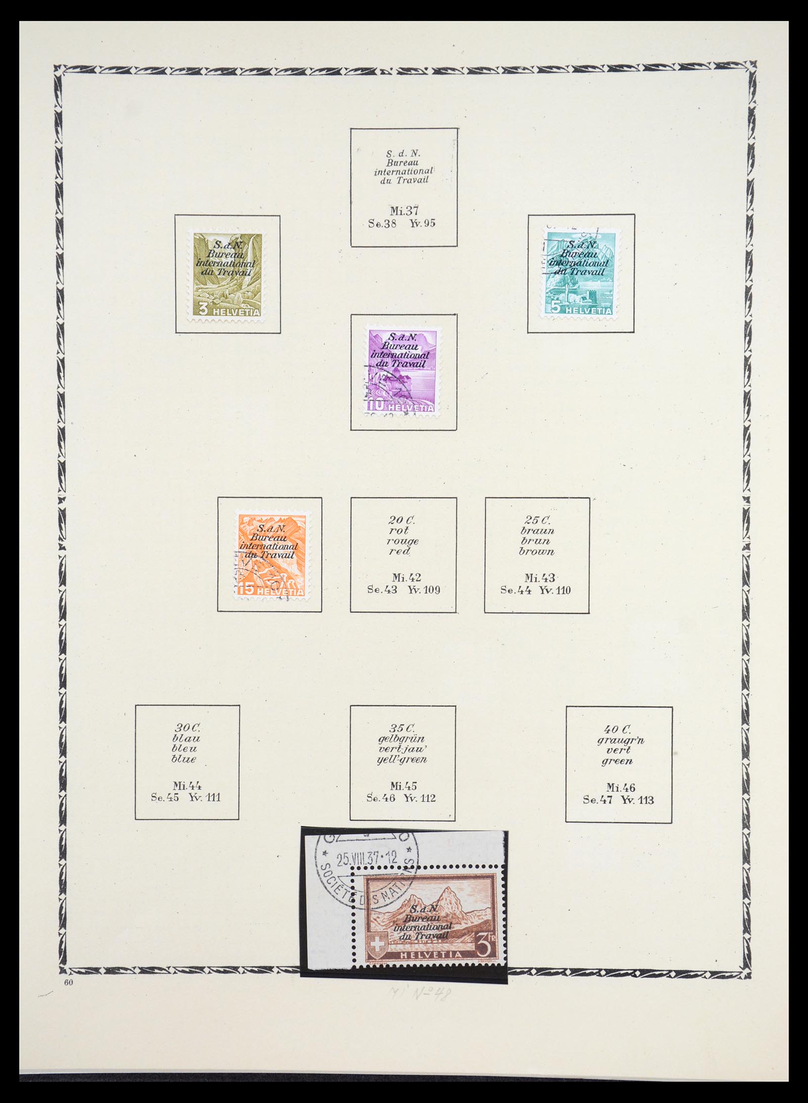 36672 072 - Stamp collection 36672 Switzerland 1854-1965.