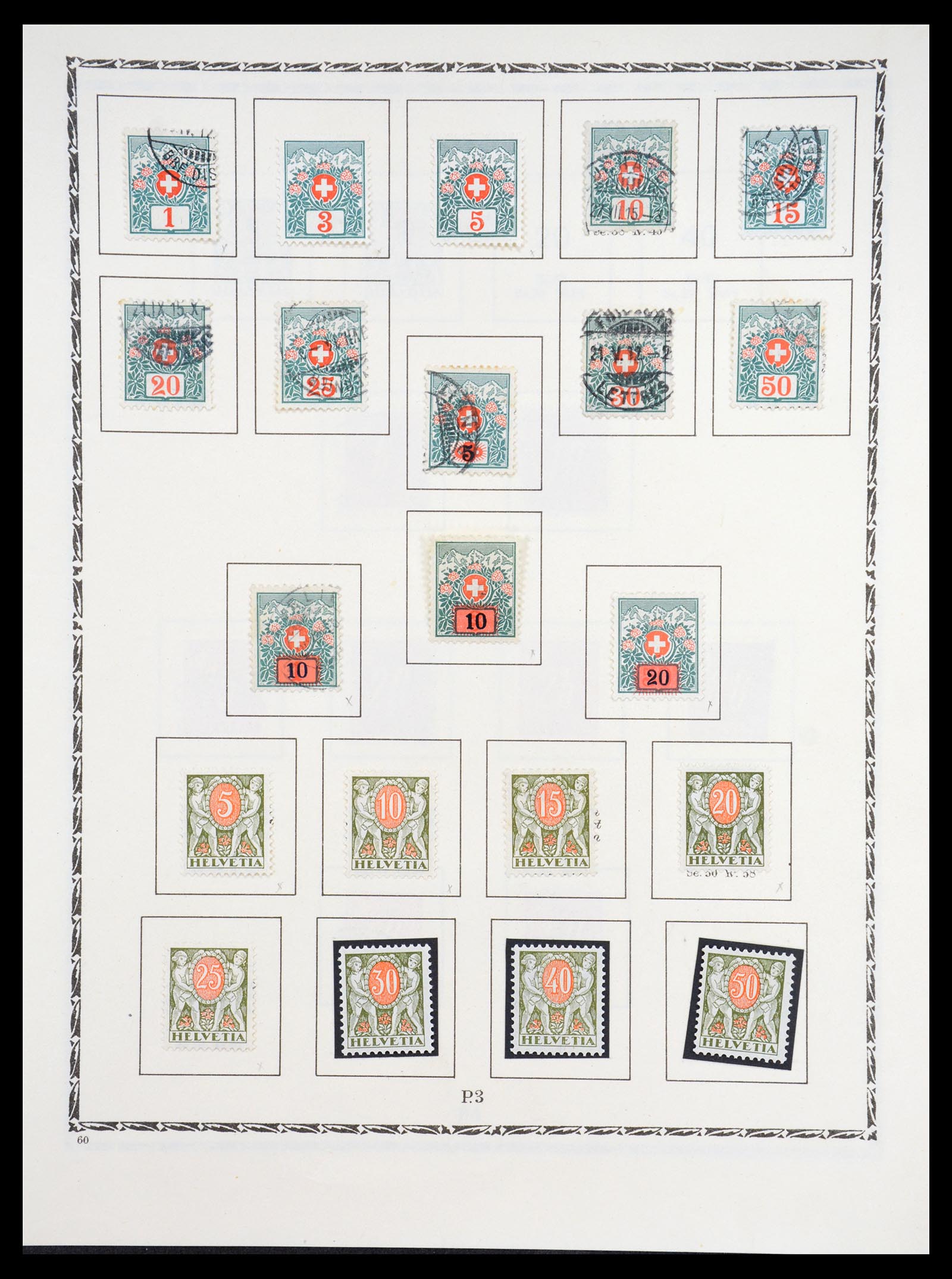 36672 076 - Stamp collection 36672 Switzerland 1854-1965.