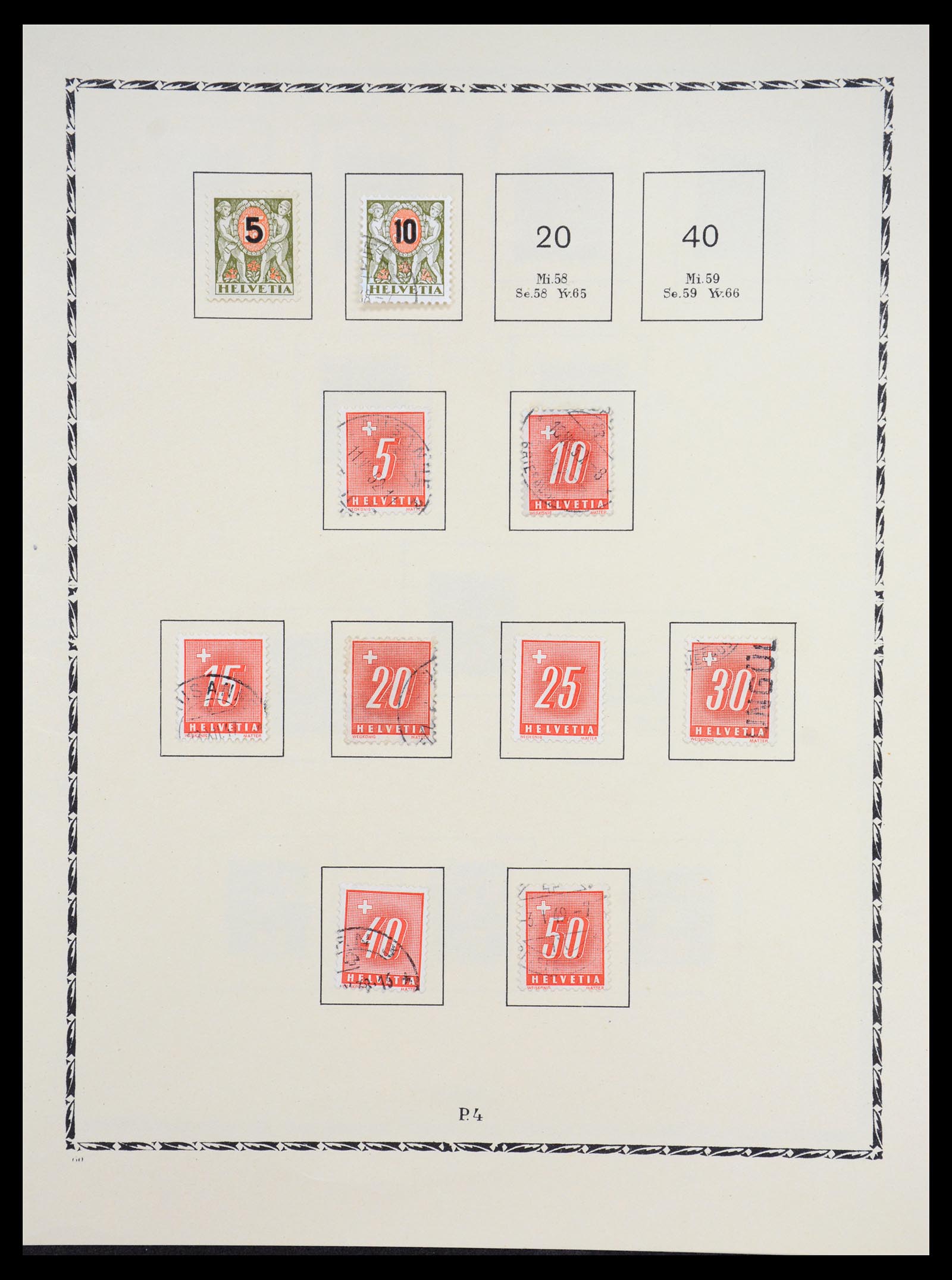 36672 077 - Stamp collection 36672 Switzerland 1854-1965.