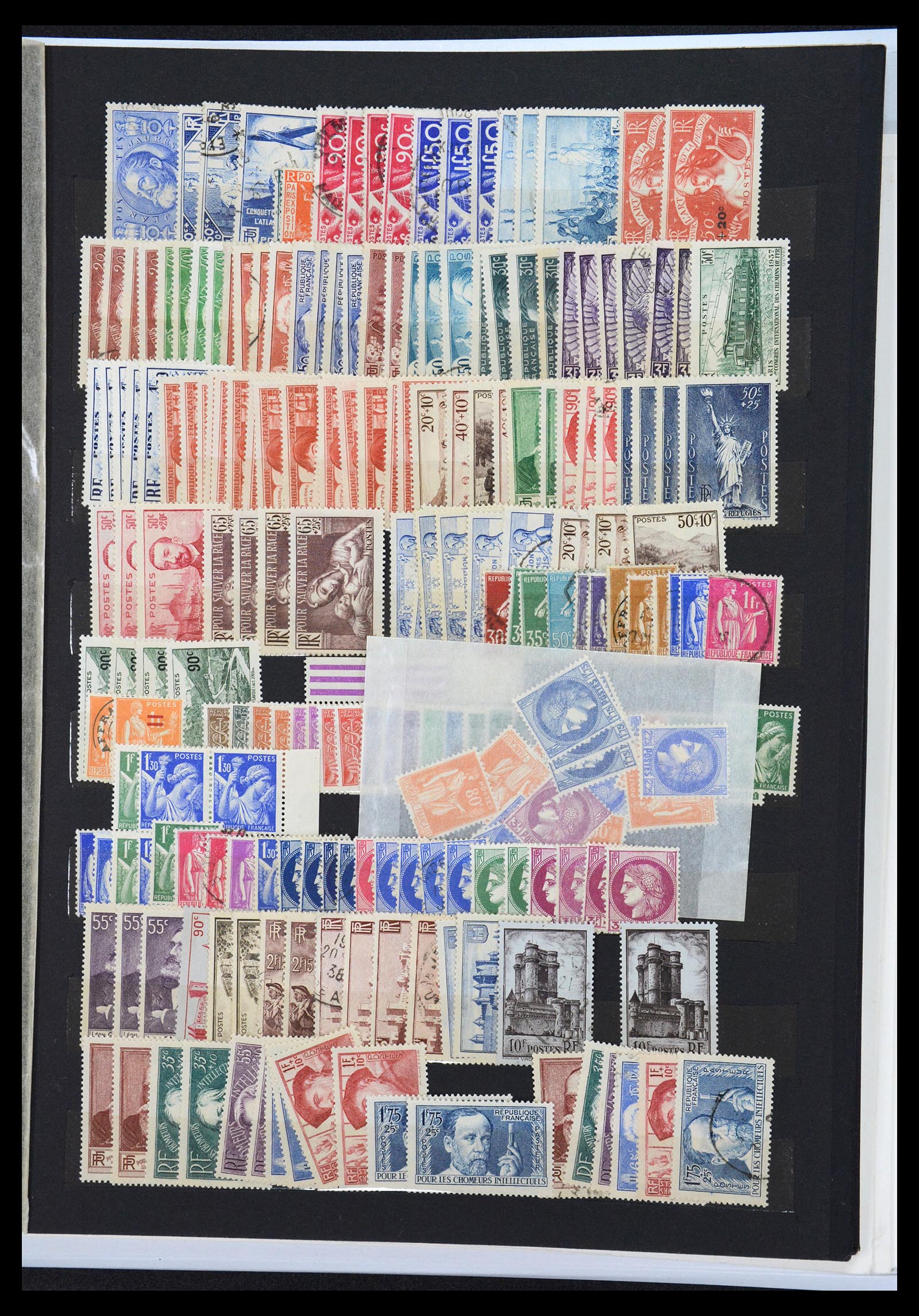 36673 004 - Postzegelverzameling 36673 Frankrijk 1860-1945.