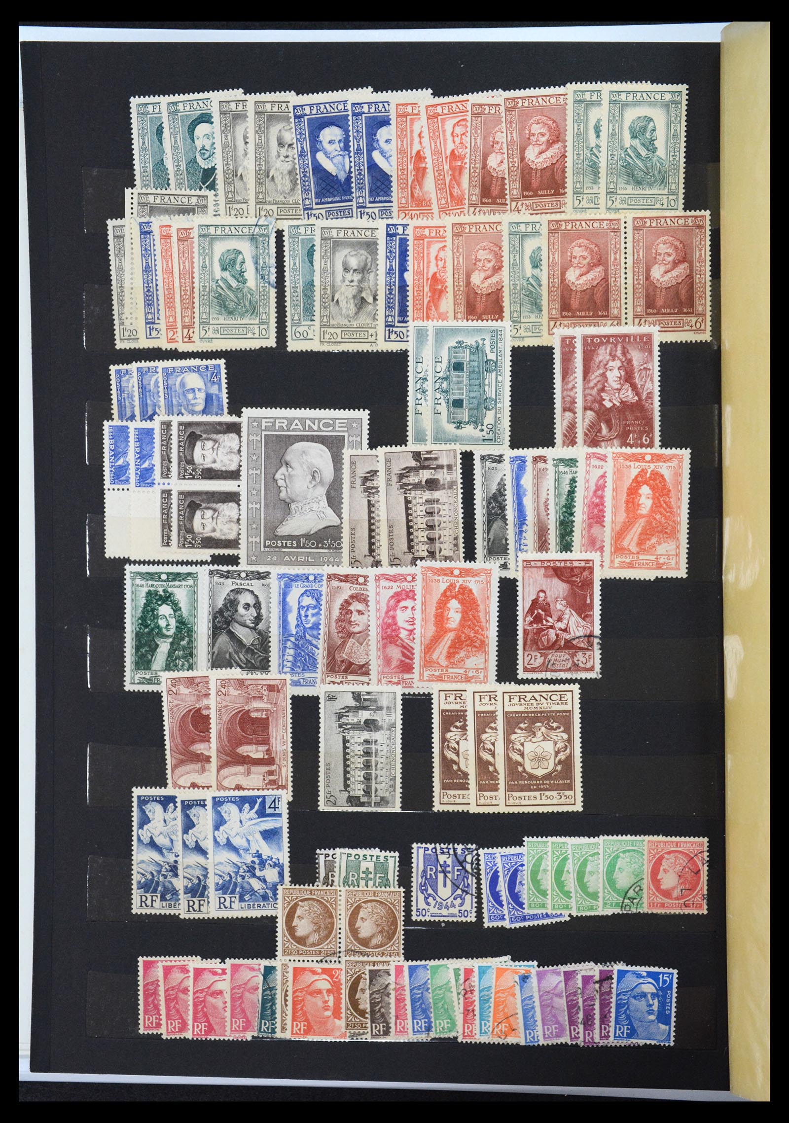 36673 008 - Postzegelverzameling 36673 Frankrijk 1860-1945.