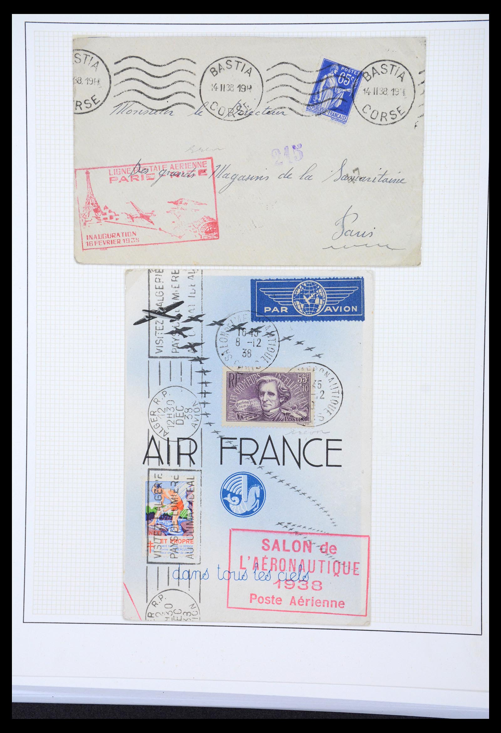 36673 011 - Postzegelverzameling 36673 Frankrijk 1860-1945.