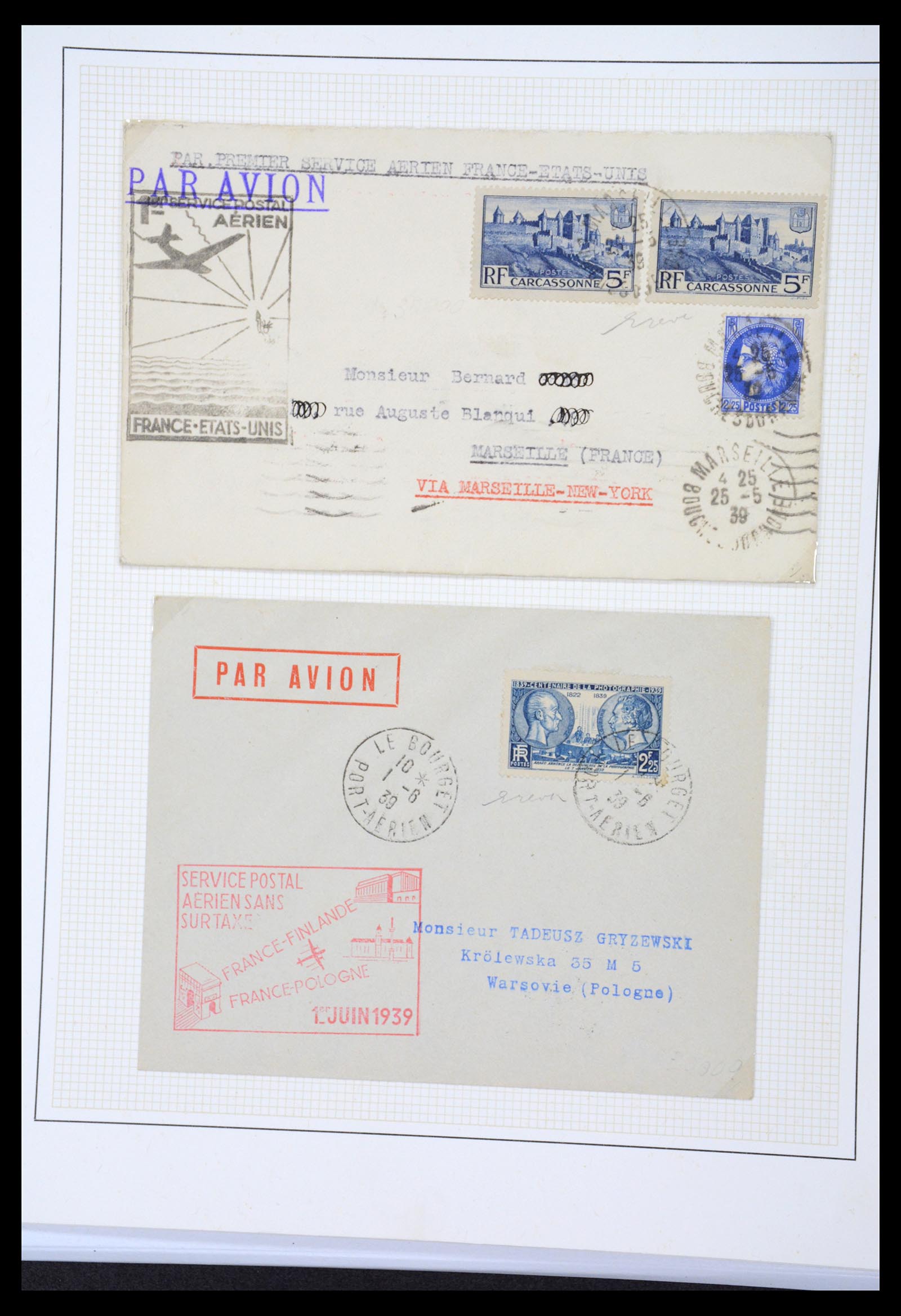 36673 014 - Postzegelverzameling 36673 Frankrijk 1860-1945.