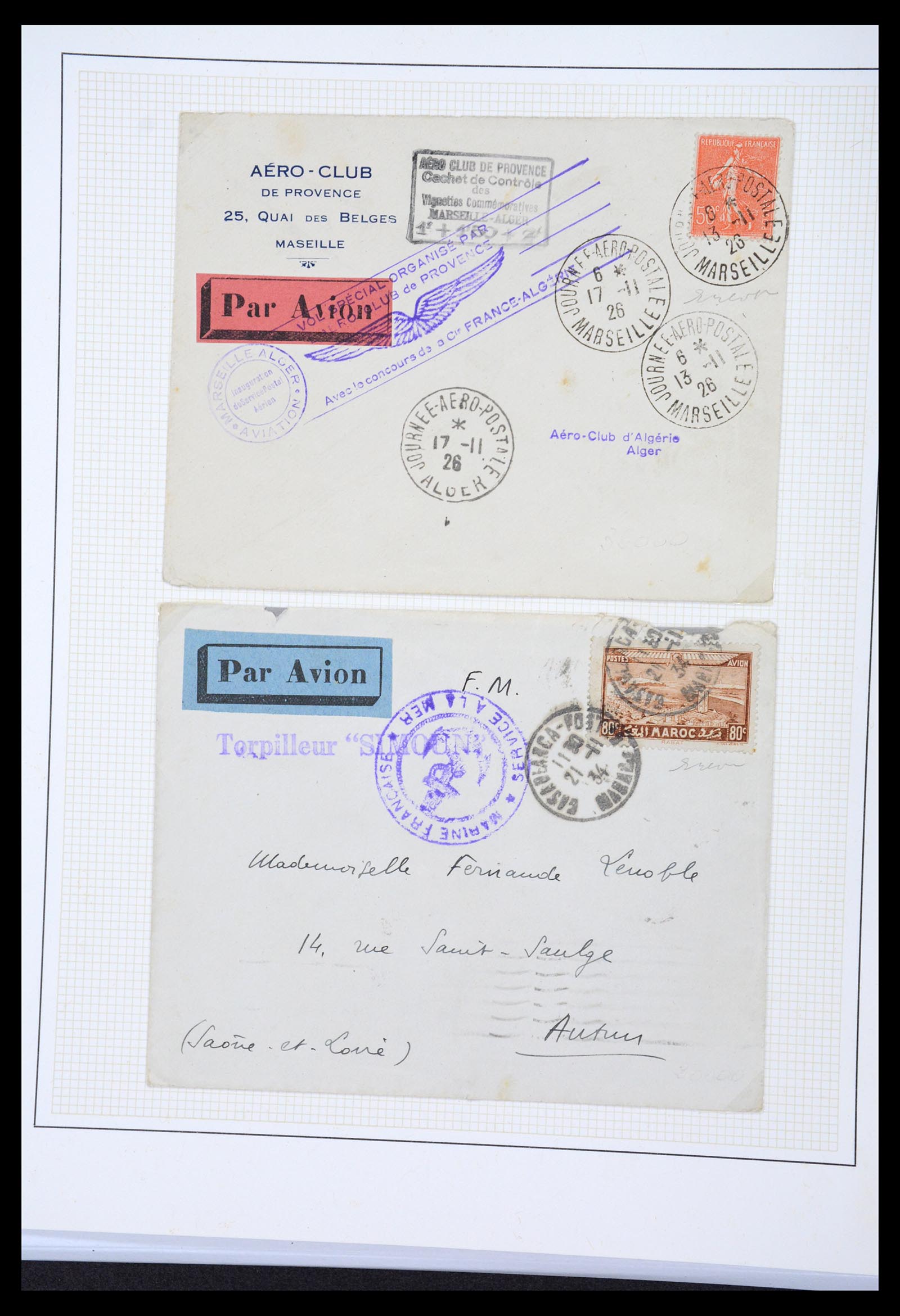 36673 015 - Postzegelverzameling 36673 Frankrijk 1860-1945.