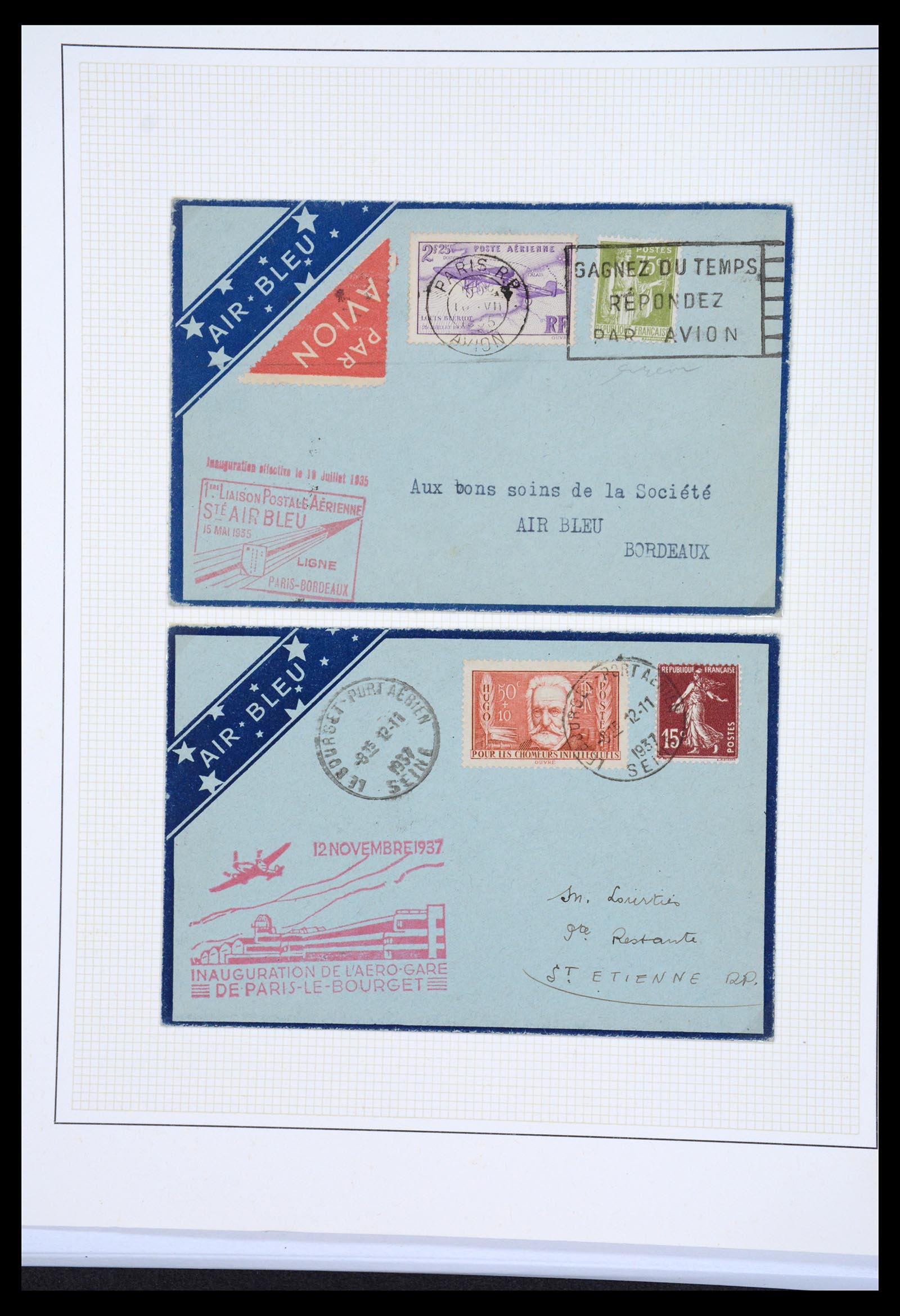 36673 018 - Postzegelverzameling 36673 Frankrijk 1860-1945.