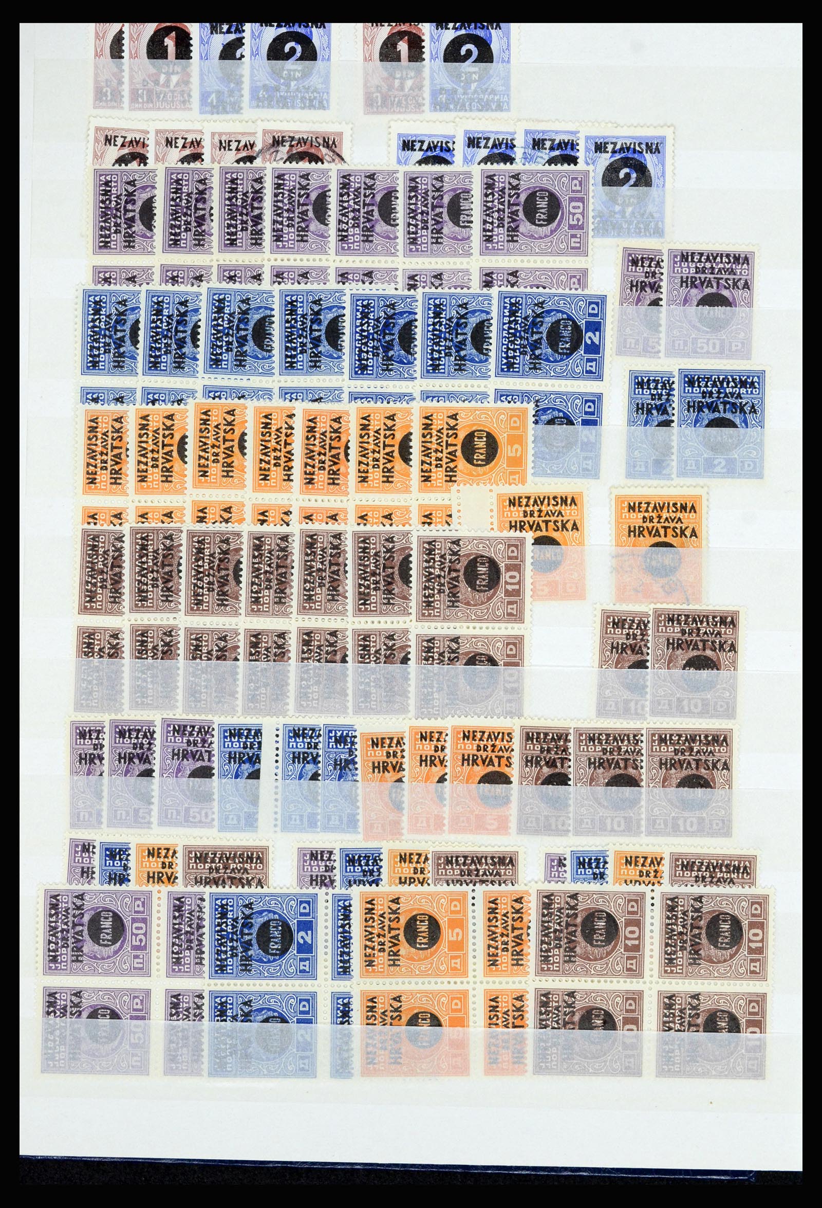 36676 002 - Postzegelverzameling 36676 Joegoslavië 1918-1960.