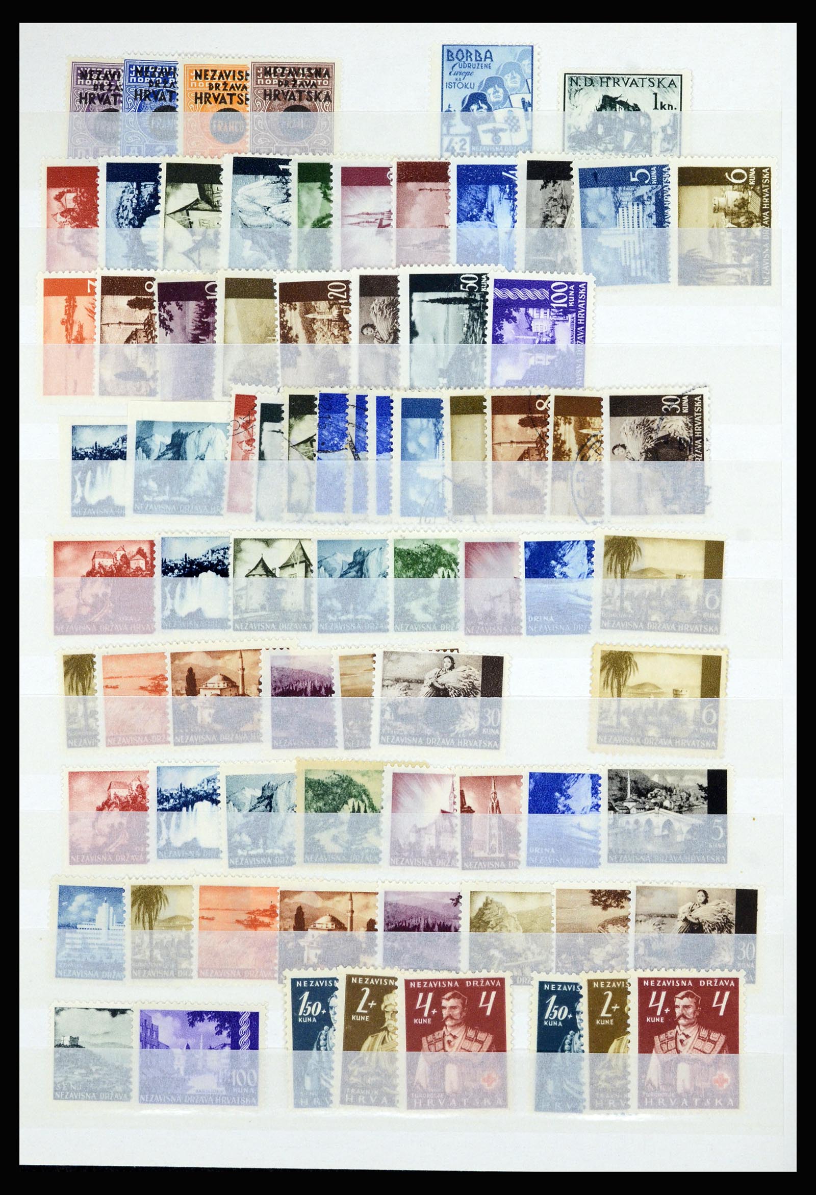 36676 003 - Postzegelverzameling 36676 Joegoslavië 1918-1960.