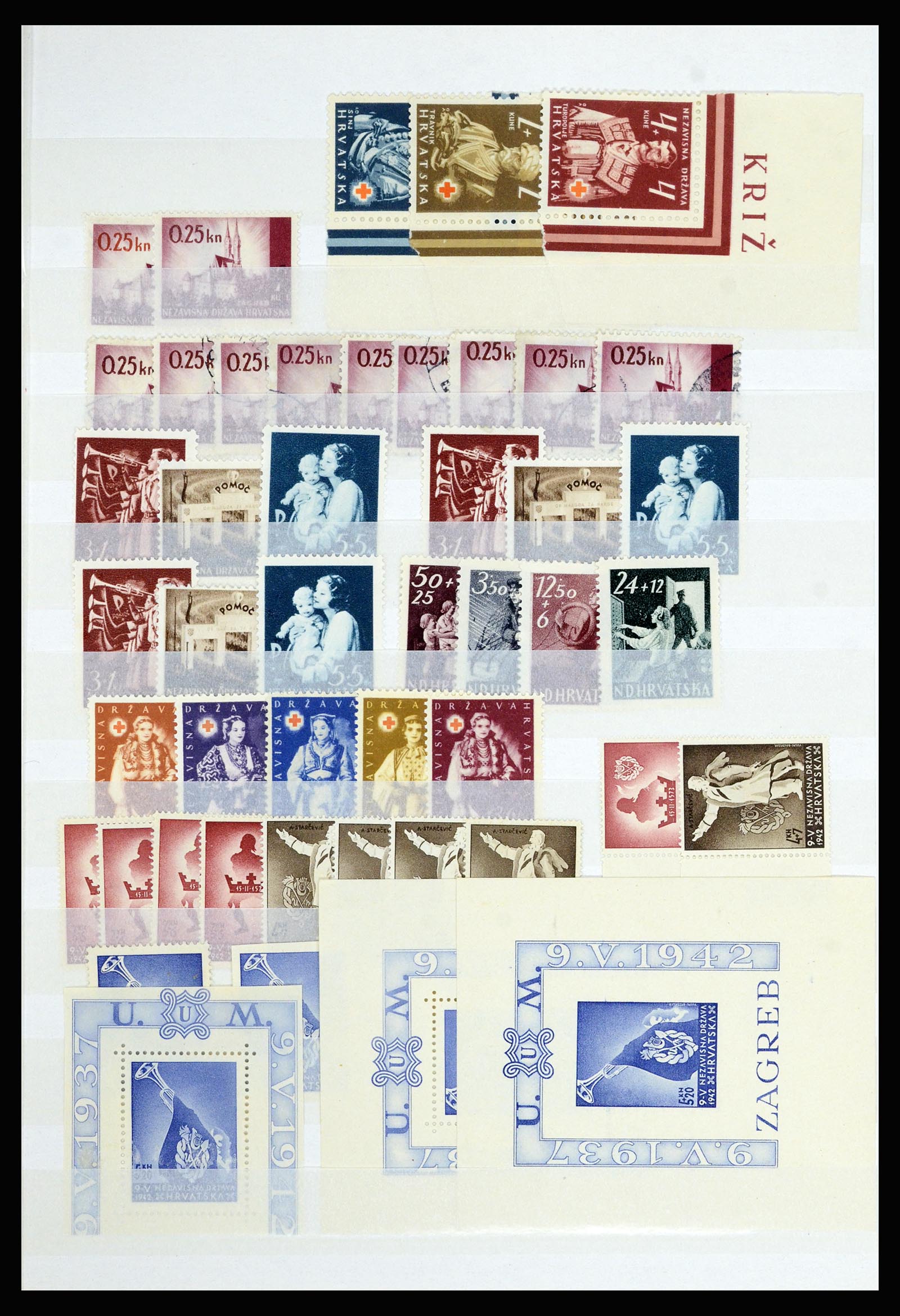 36676 005 - Postzegelverzameling 36676 Joegoslavië 1918-1960.