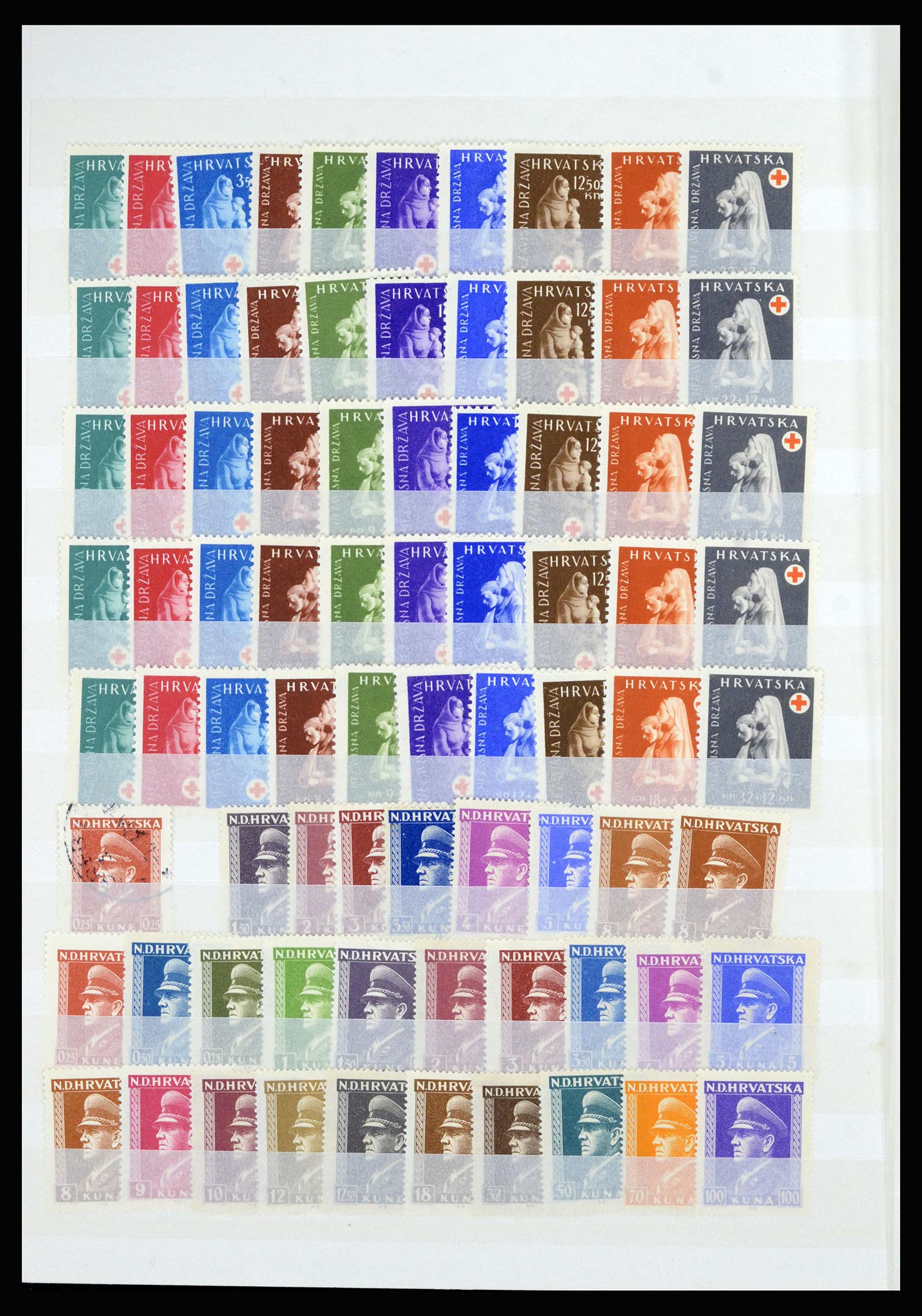 36676 008 - Postzegelverzameling 36676 Joegoslavië 1918-1960.