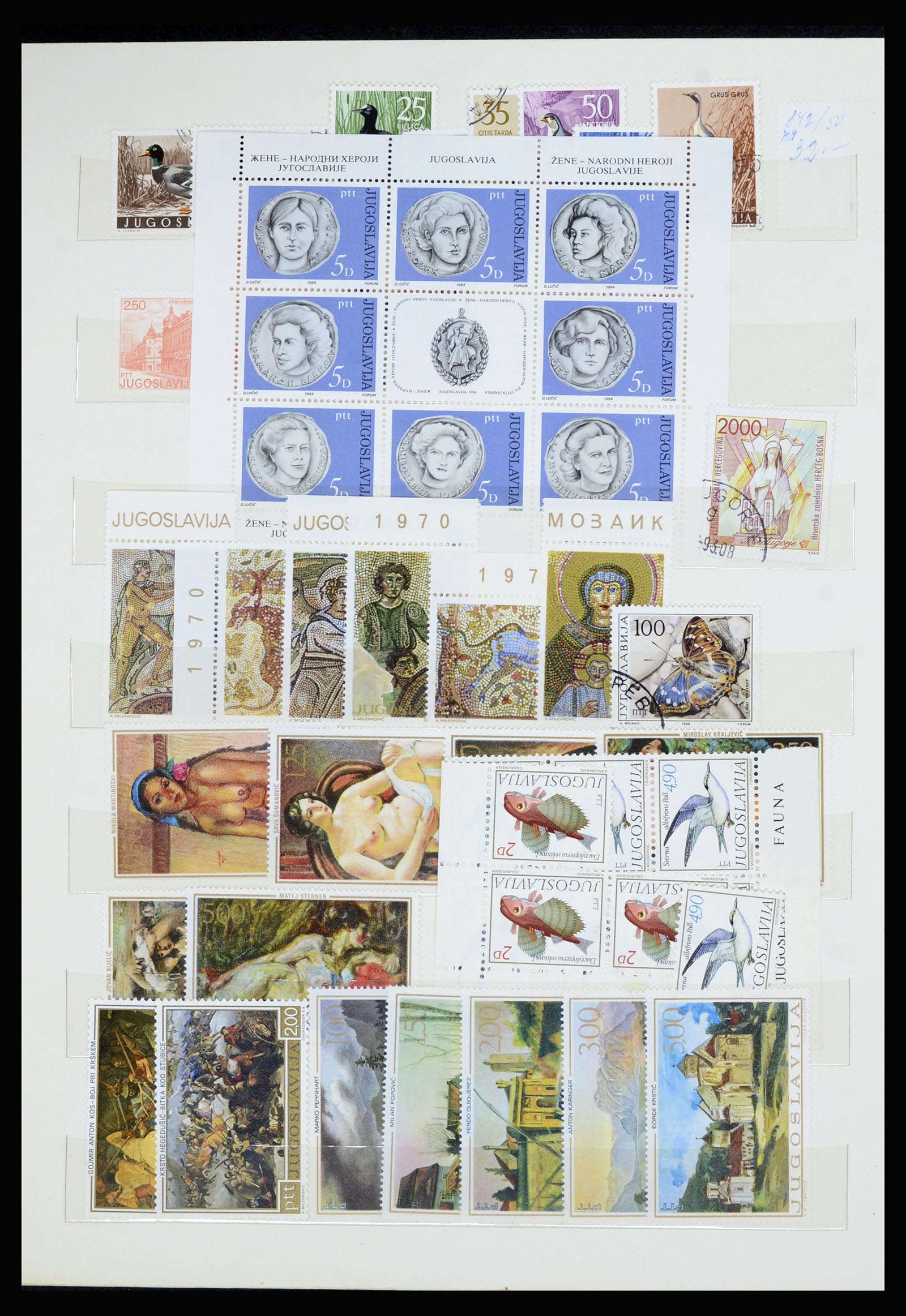36676 038 - Stamp collection 36676 Yugoslavia 1918-1960.