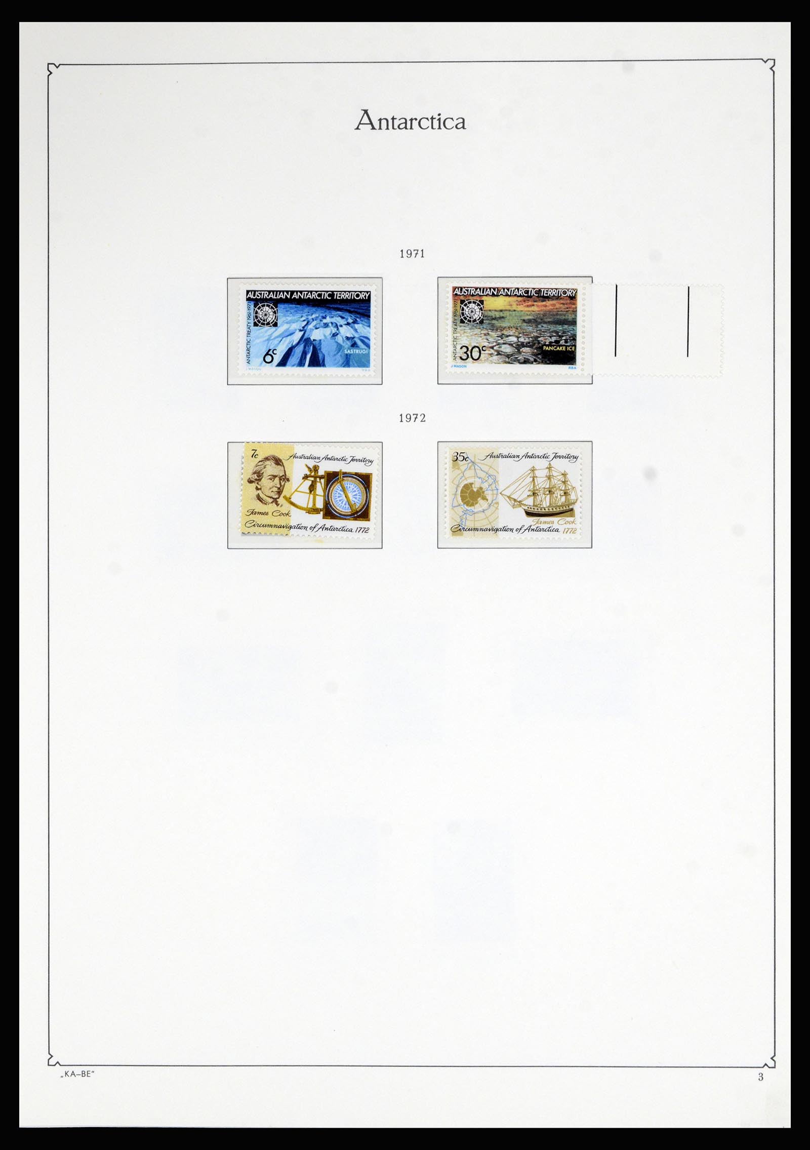 36678 003 - Stamp collection 36678 Antarctica 1957-2012.
