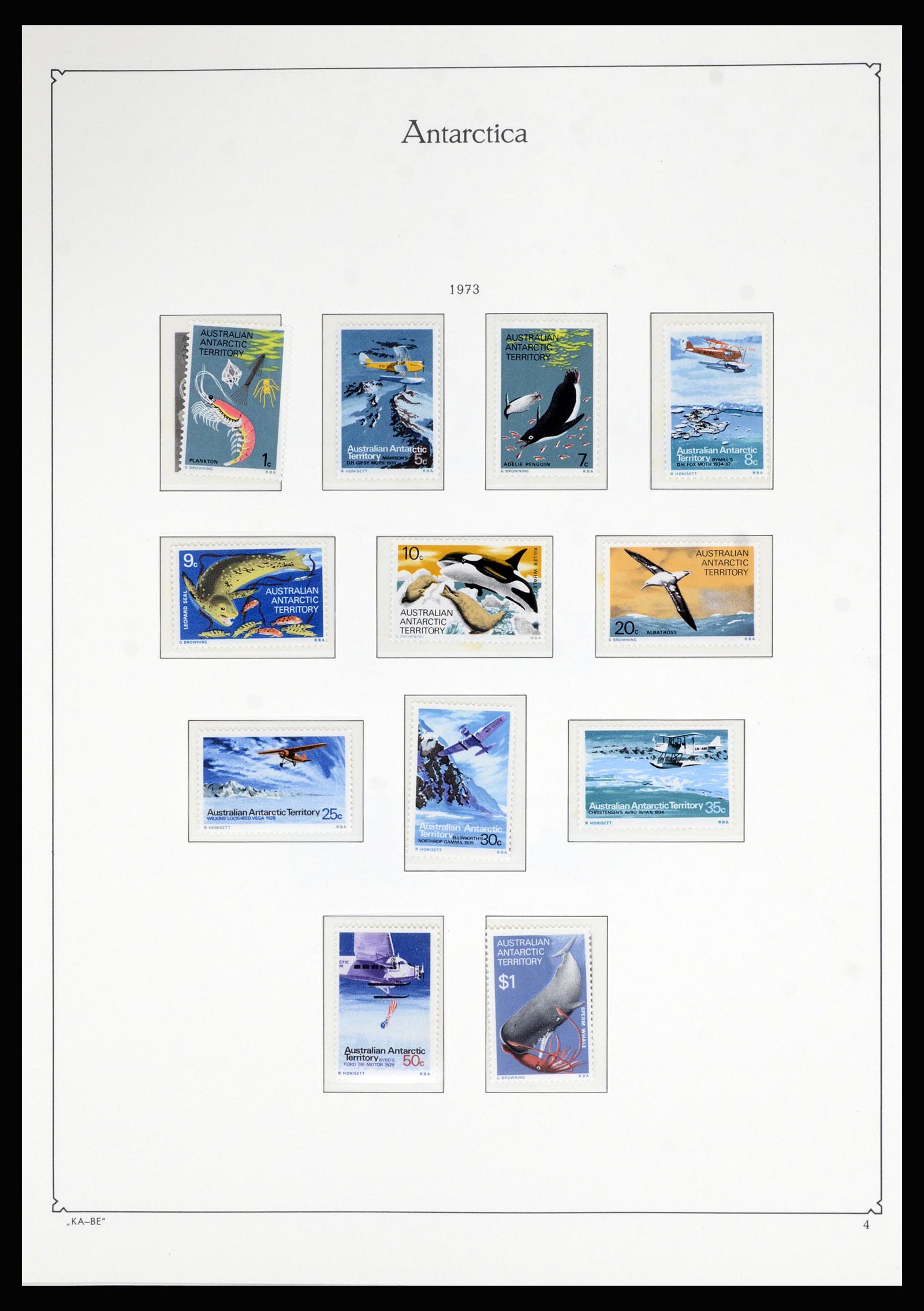 36678 004 - Postzegelverzameling 36678 Antarctica 1957-2012.