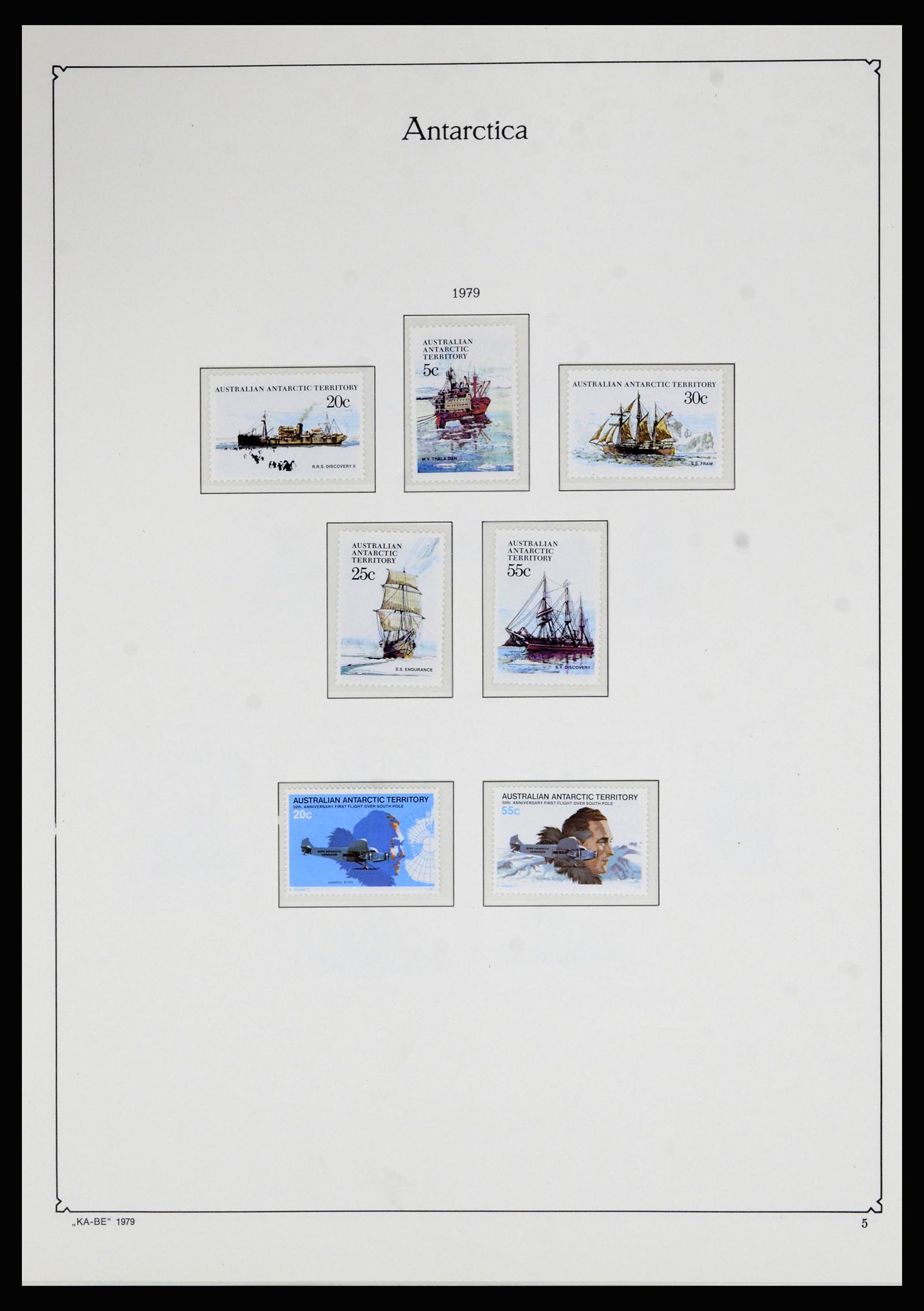 36678 005 - Stamp collection 36678 Antarctica 1957-2012.