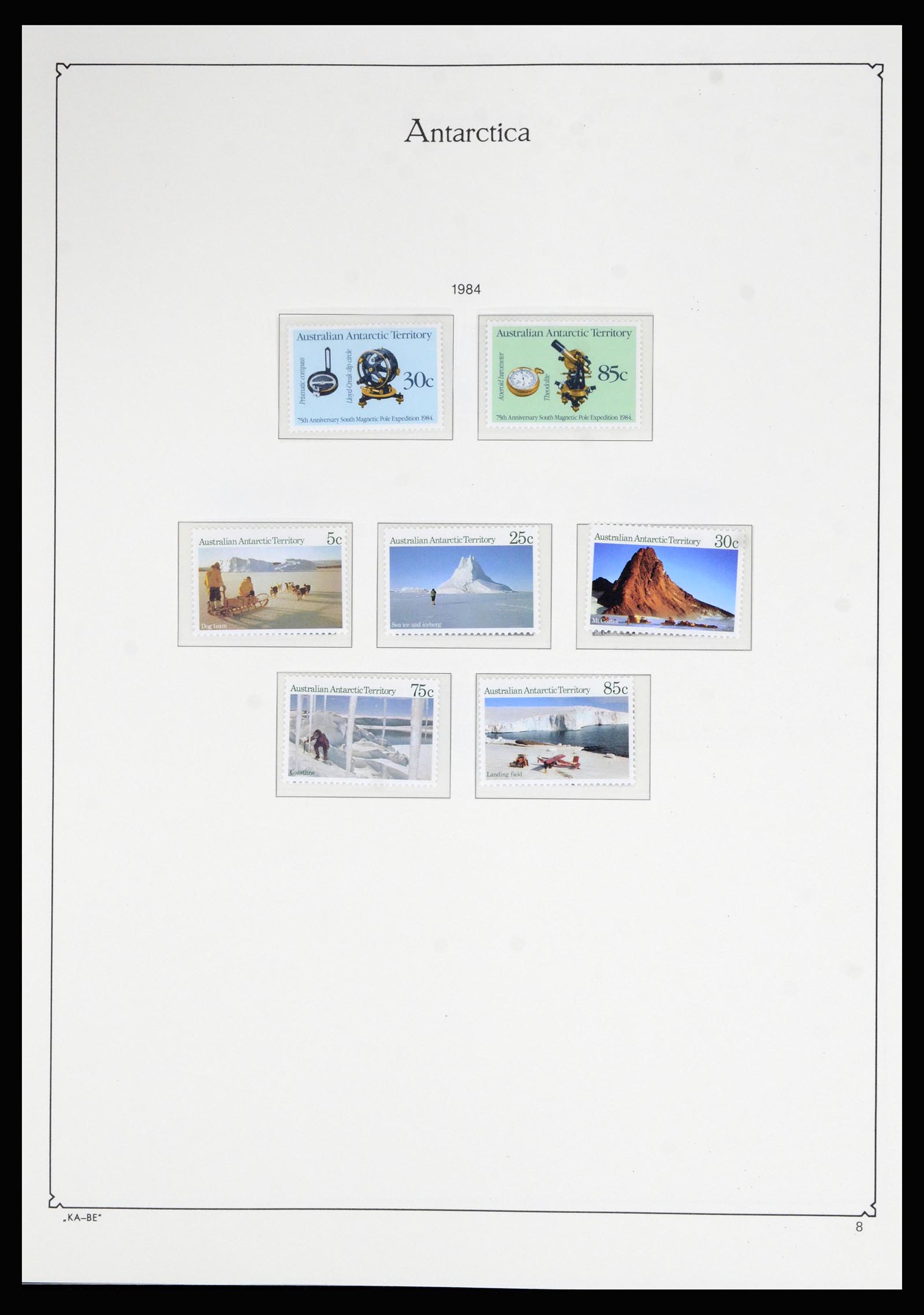 36678 008 - Postzegelverzameling 36678 Antarctica 1957-2012.
