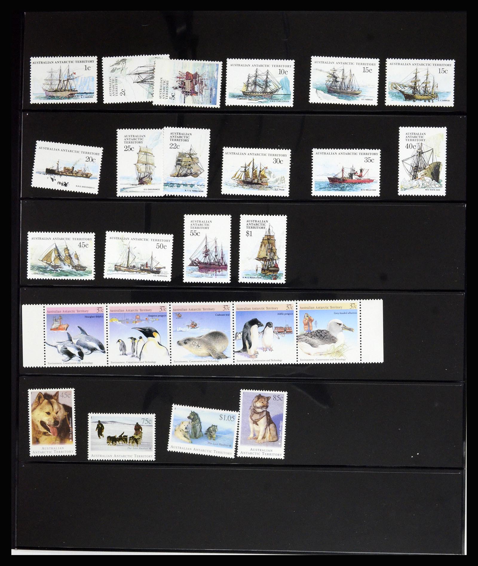 36678 010 - Postzegelverzameling 36678 Antarctica 1957-2012.