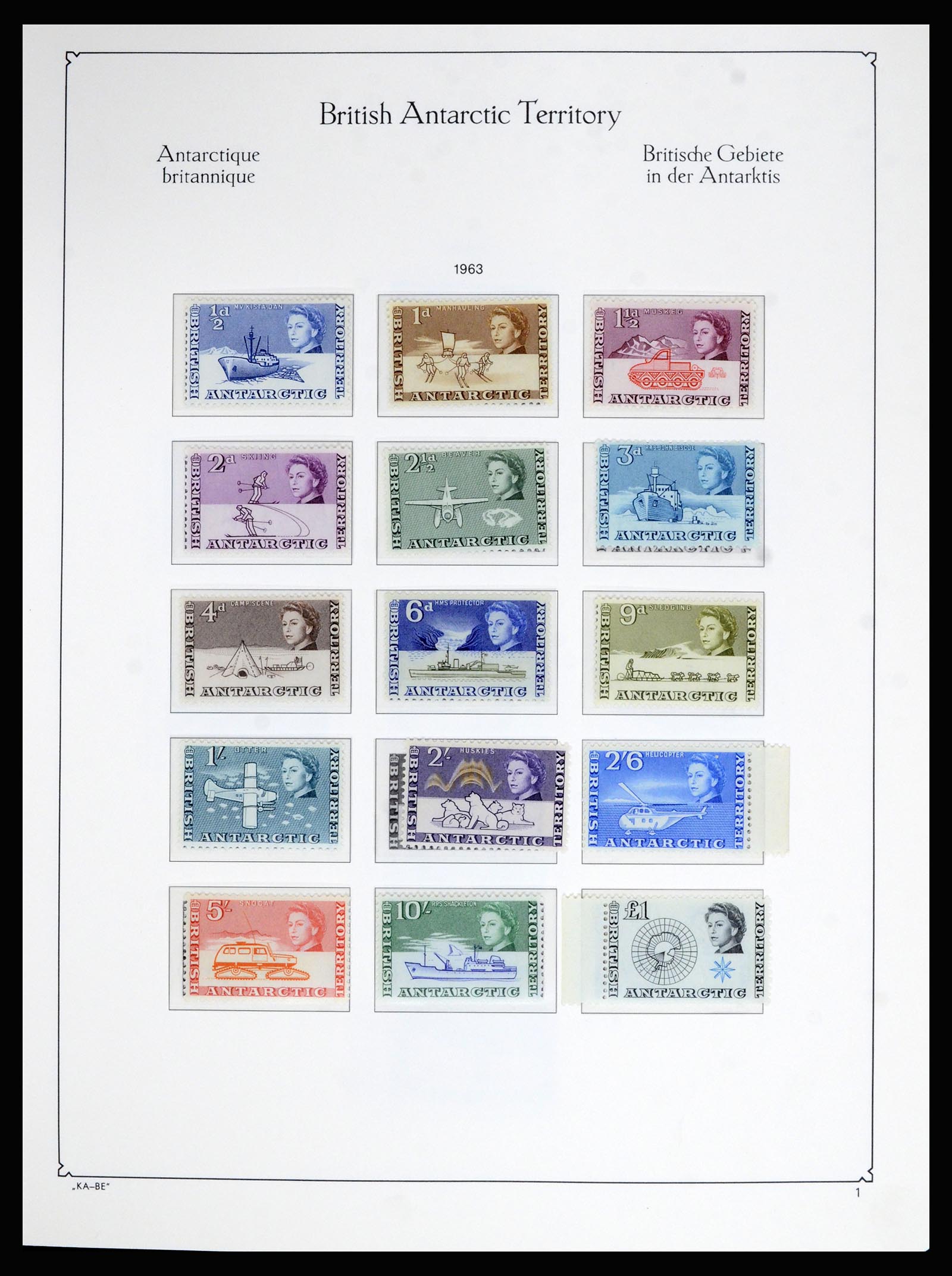 36678 013 - Stamp collection 36678 Antarctica 1957-2012.