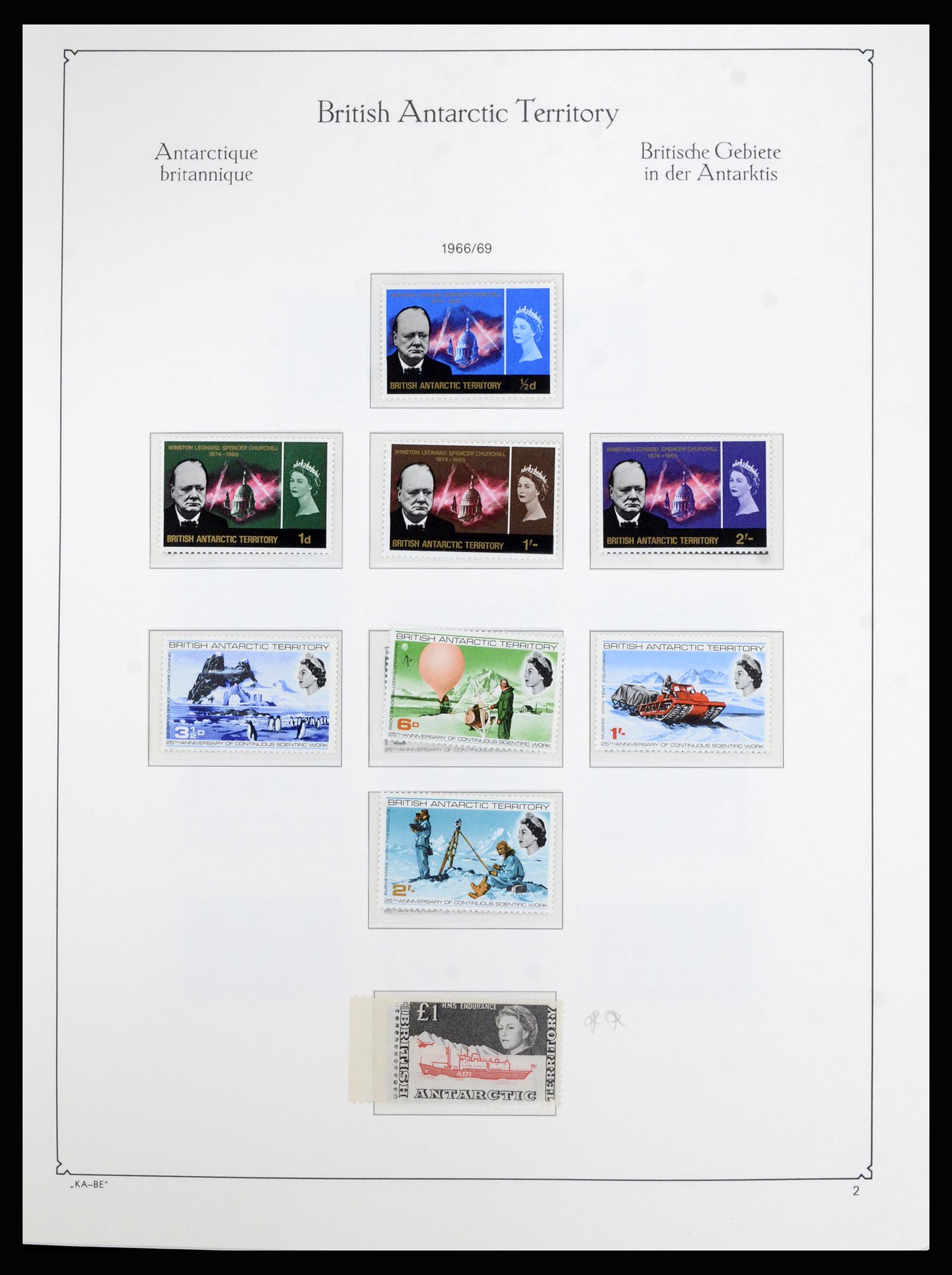 36678 014 - Stamp collection 36678 Antarctica 1957-2012.