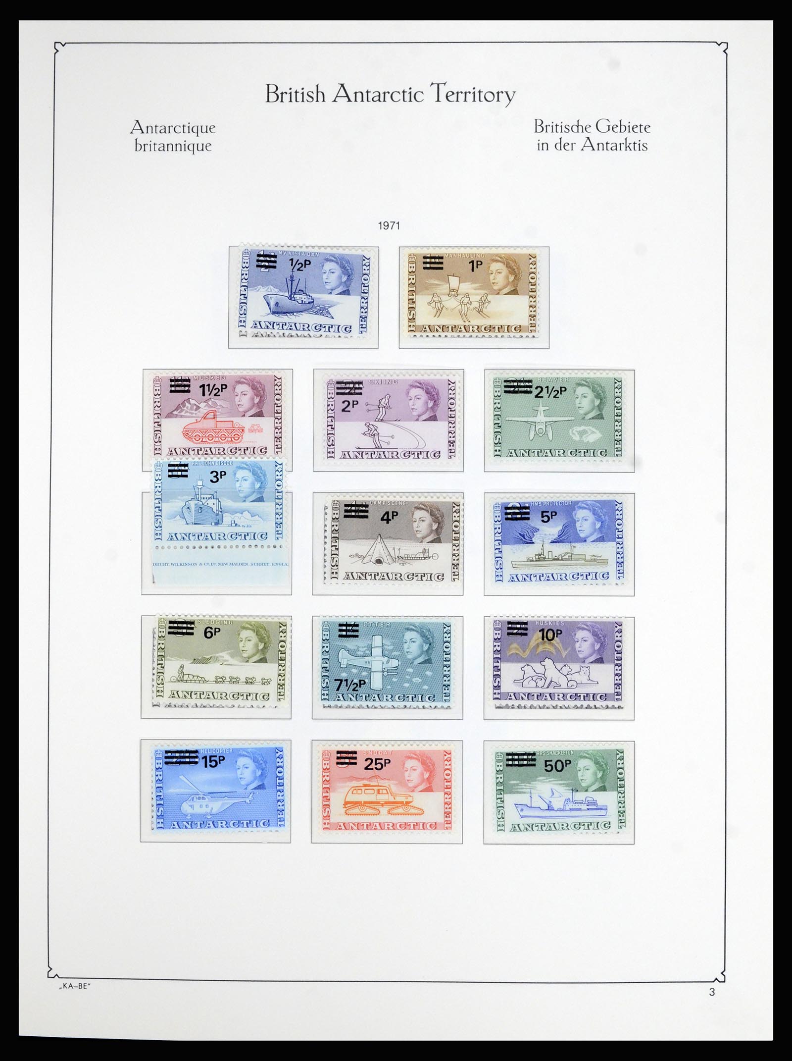 36678 015 - Postzegelverzameling 36678 Antarctica 1957-2012.