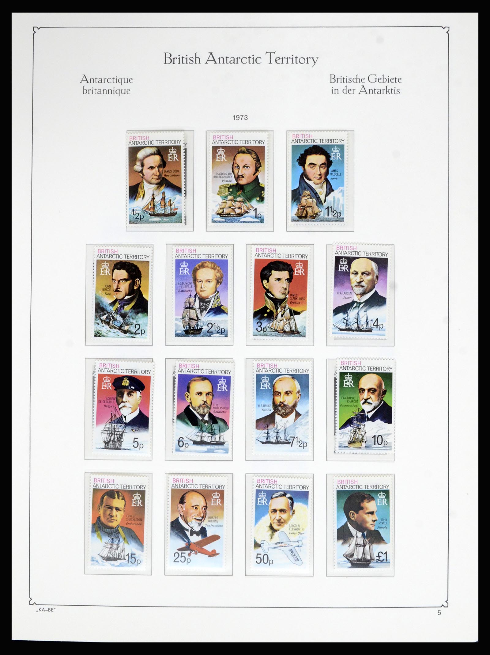 36678 017 - Postzegelverzameling 36678 Antarctica 1957-2012.