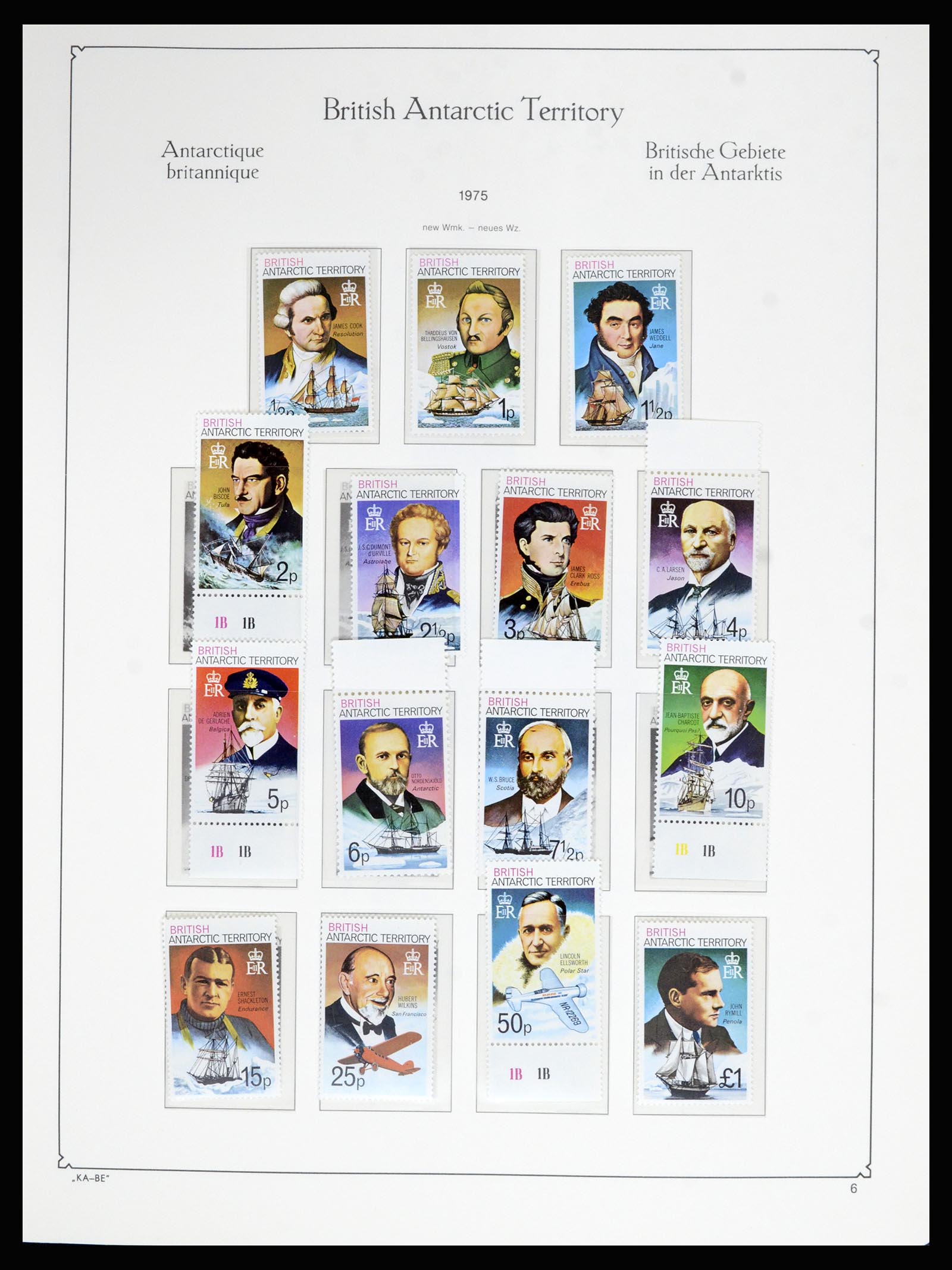 36678 018 - Stamp collection 36678 Antarctica 1957-2012.