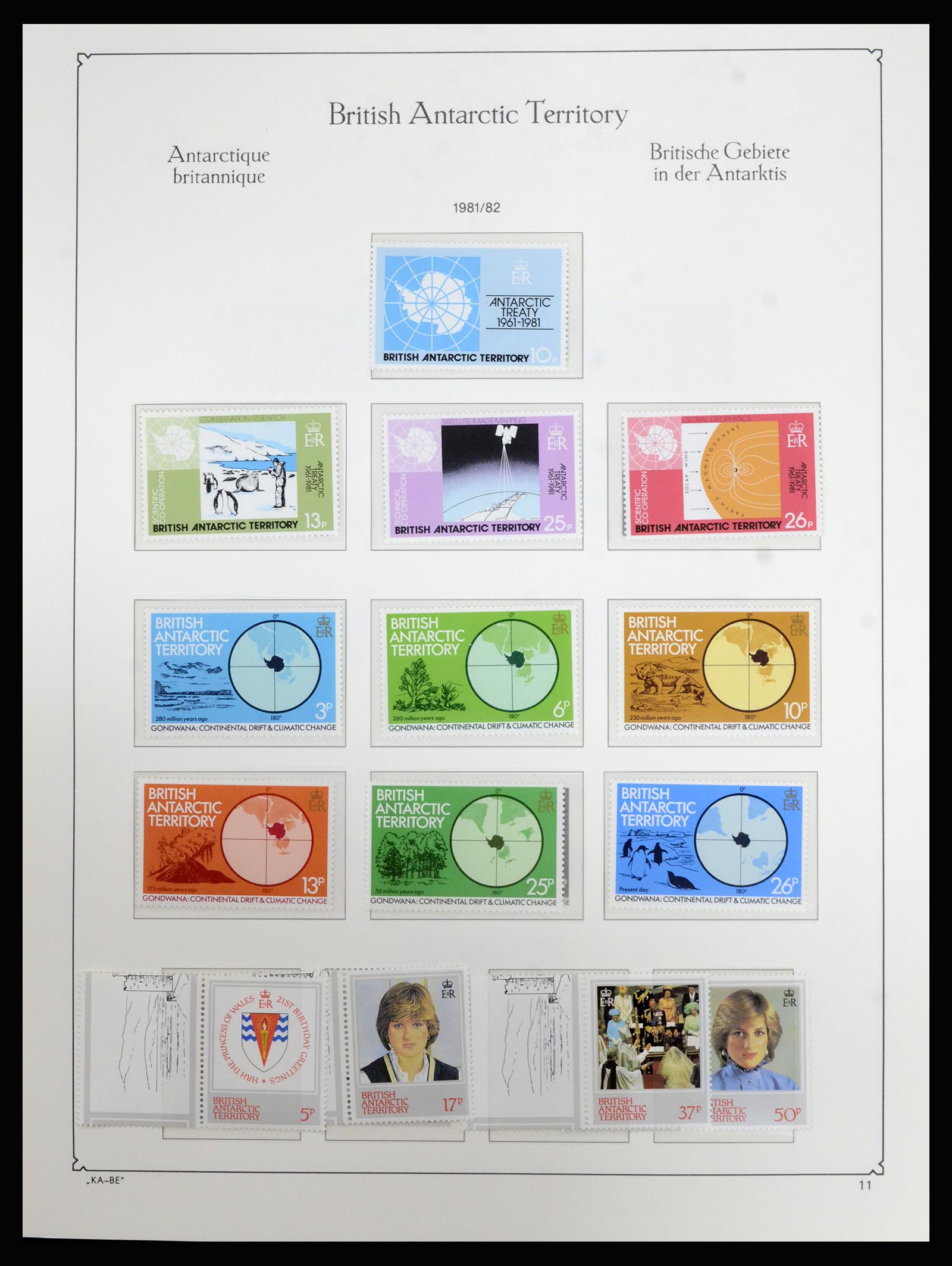 36678 024 - Postzegelverzameling 36678 Antarctica 1957-2012.