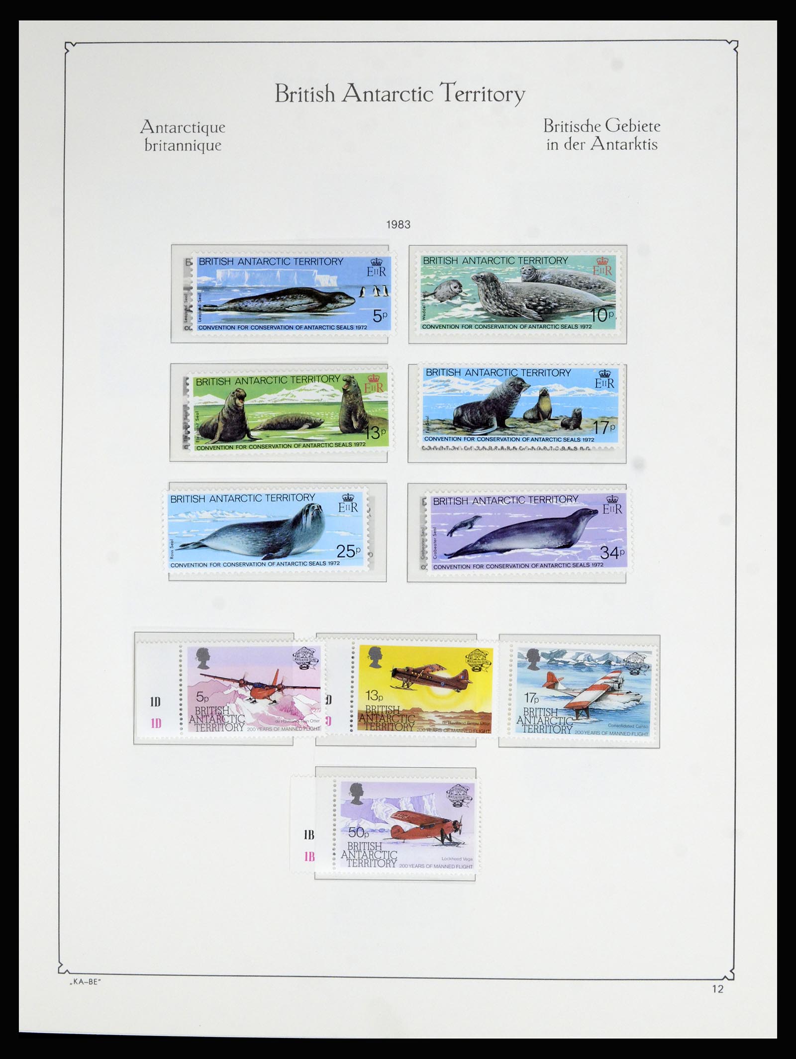 36678 025 - Postzegelverzameling 36678 Antarctica 1957-2012.