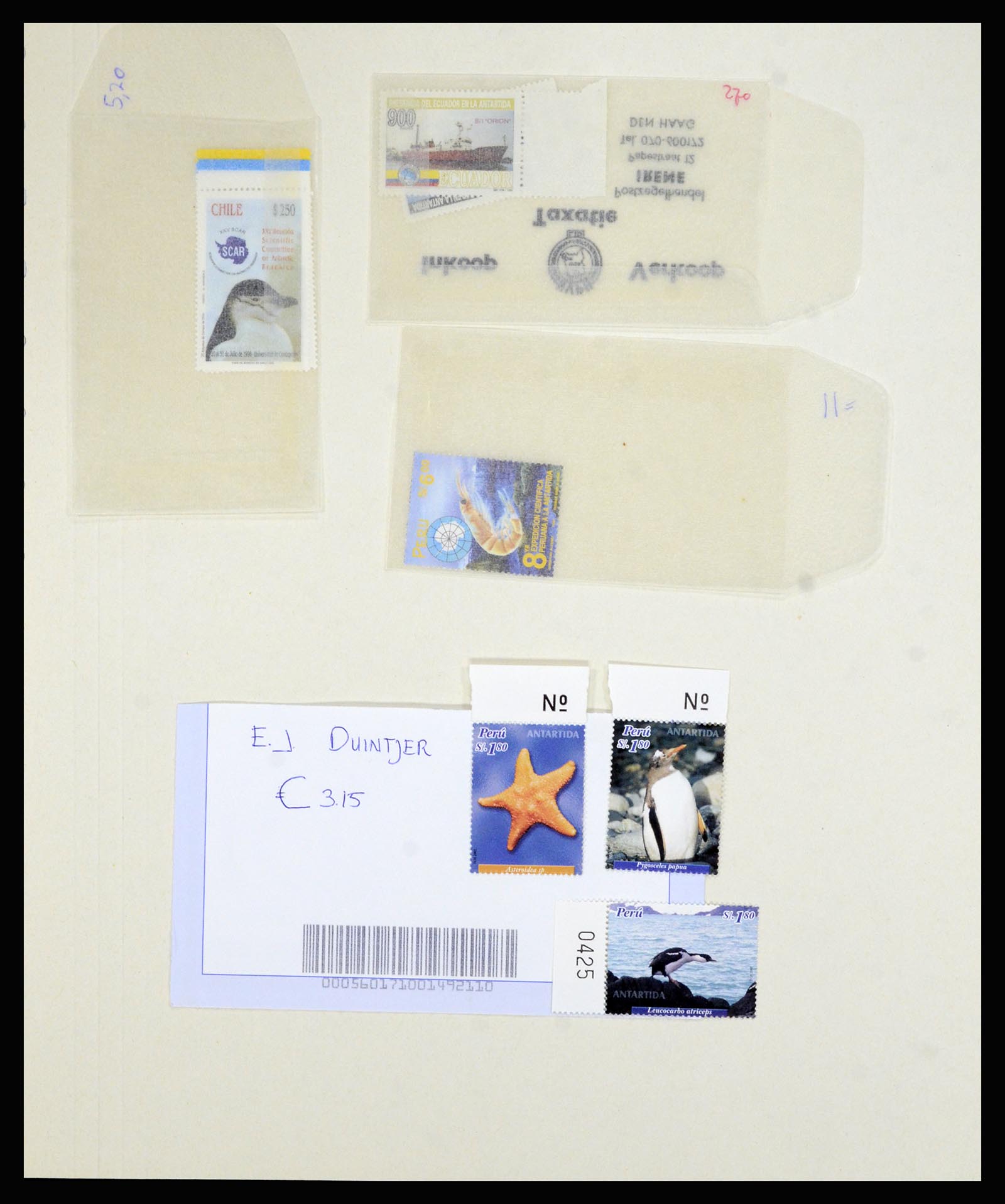 36678 037 - Postzegelverzameling 36678 Antarctica 1957-2012.