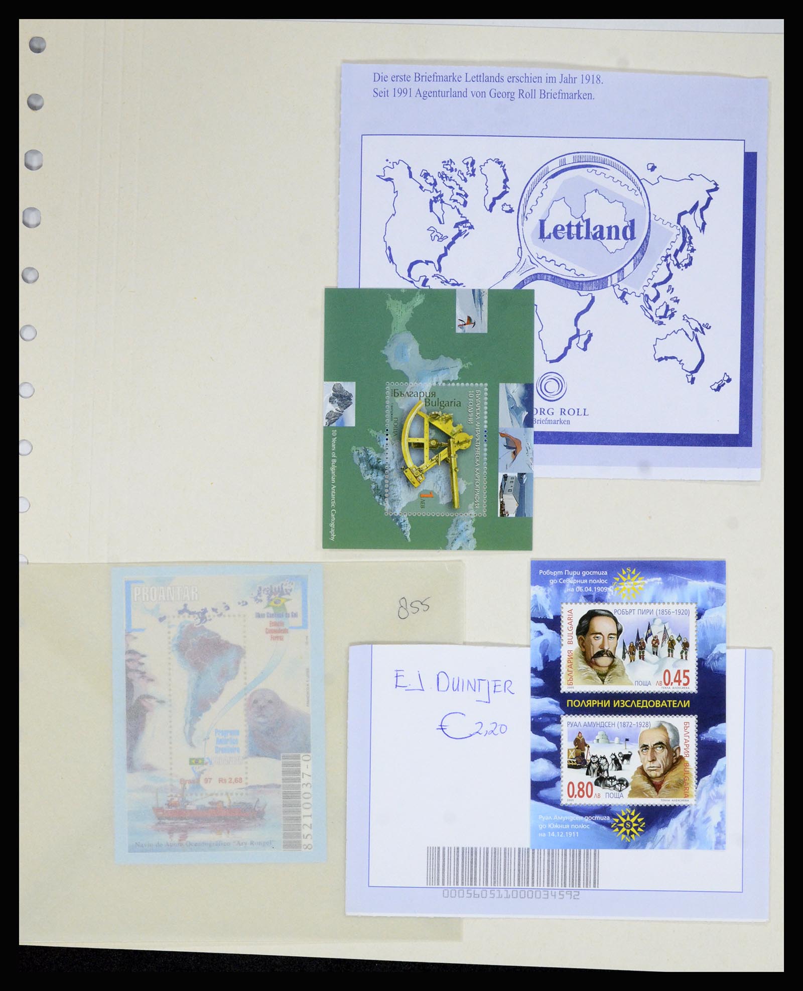 36678 038 - Postzegelverzameling 36678 Antarctica 1957-2012.