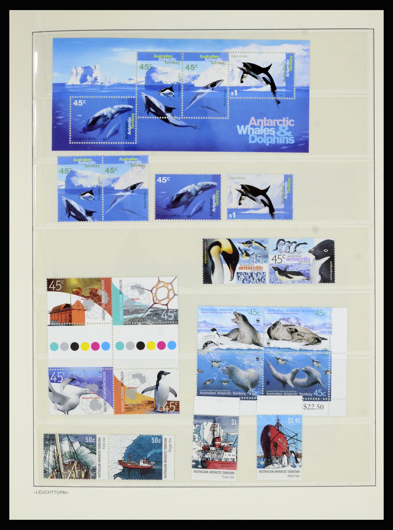 36678 045 - Postzegelverzameling 36678 Antarctica 1957-2012.
