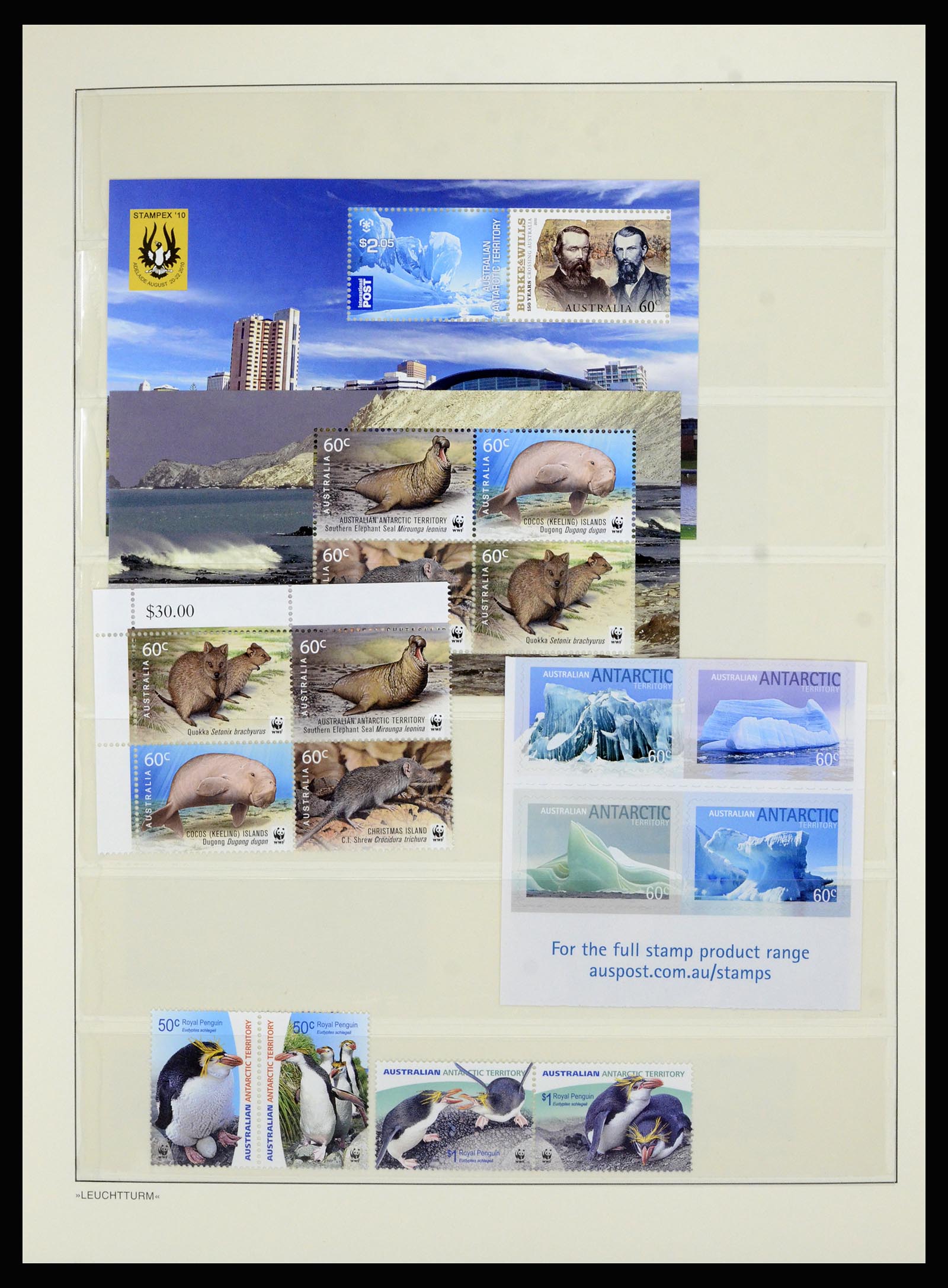 36678 048 - Postzegelverzameling 36678 Antarctica 1957-2012.