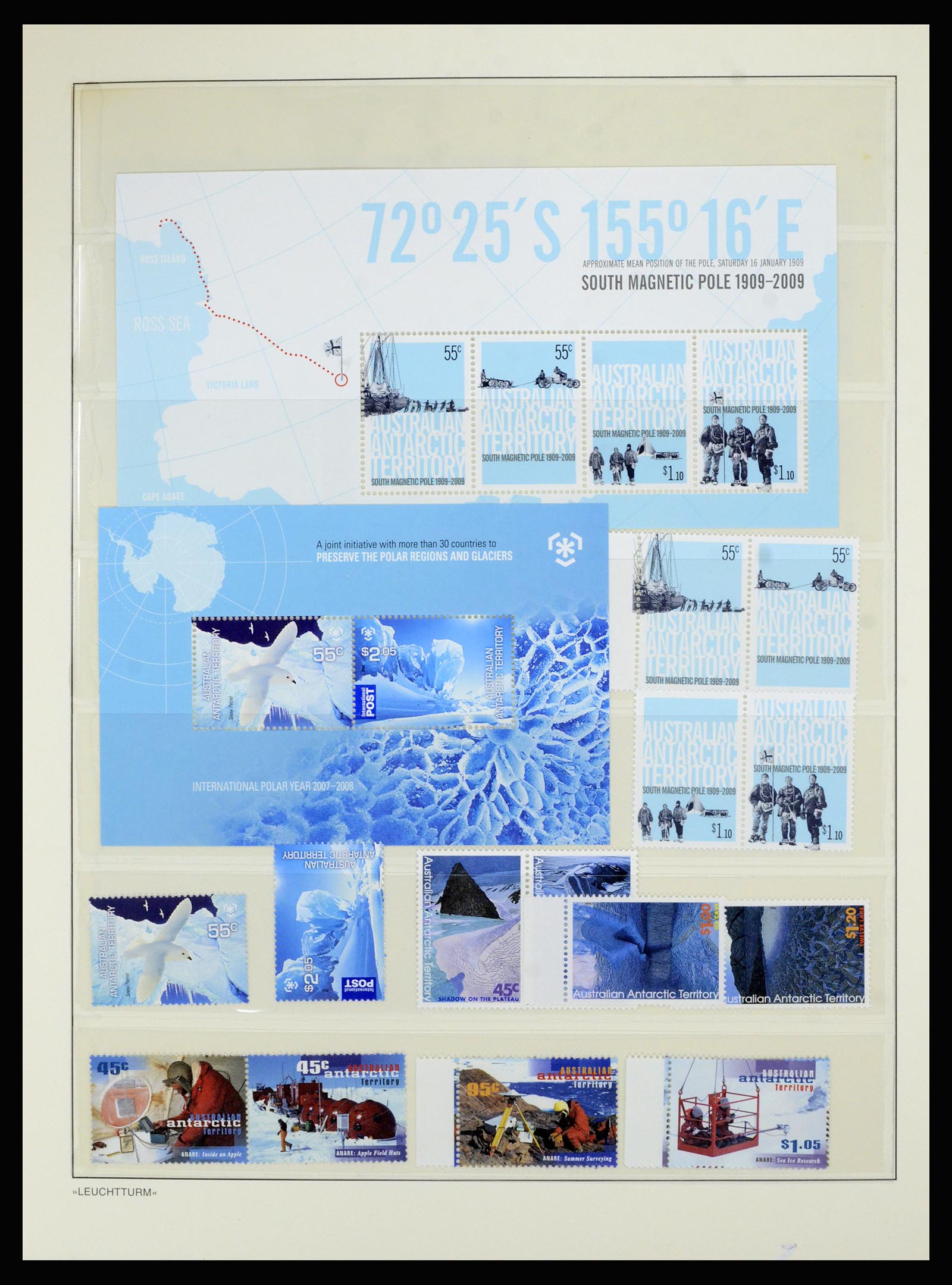 36678 050 - Postzegelverzameling 36678 Antarctica 1957-2012.