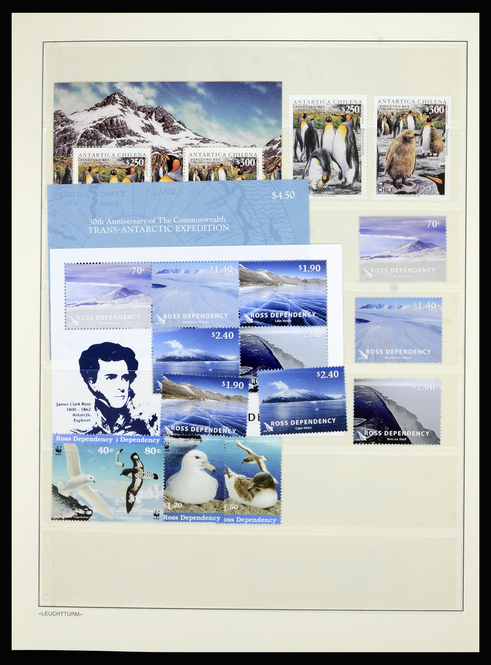 36678 051 - Postzegelverzameling 36678 Antarctica 1957-2012.