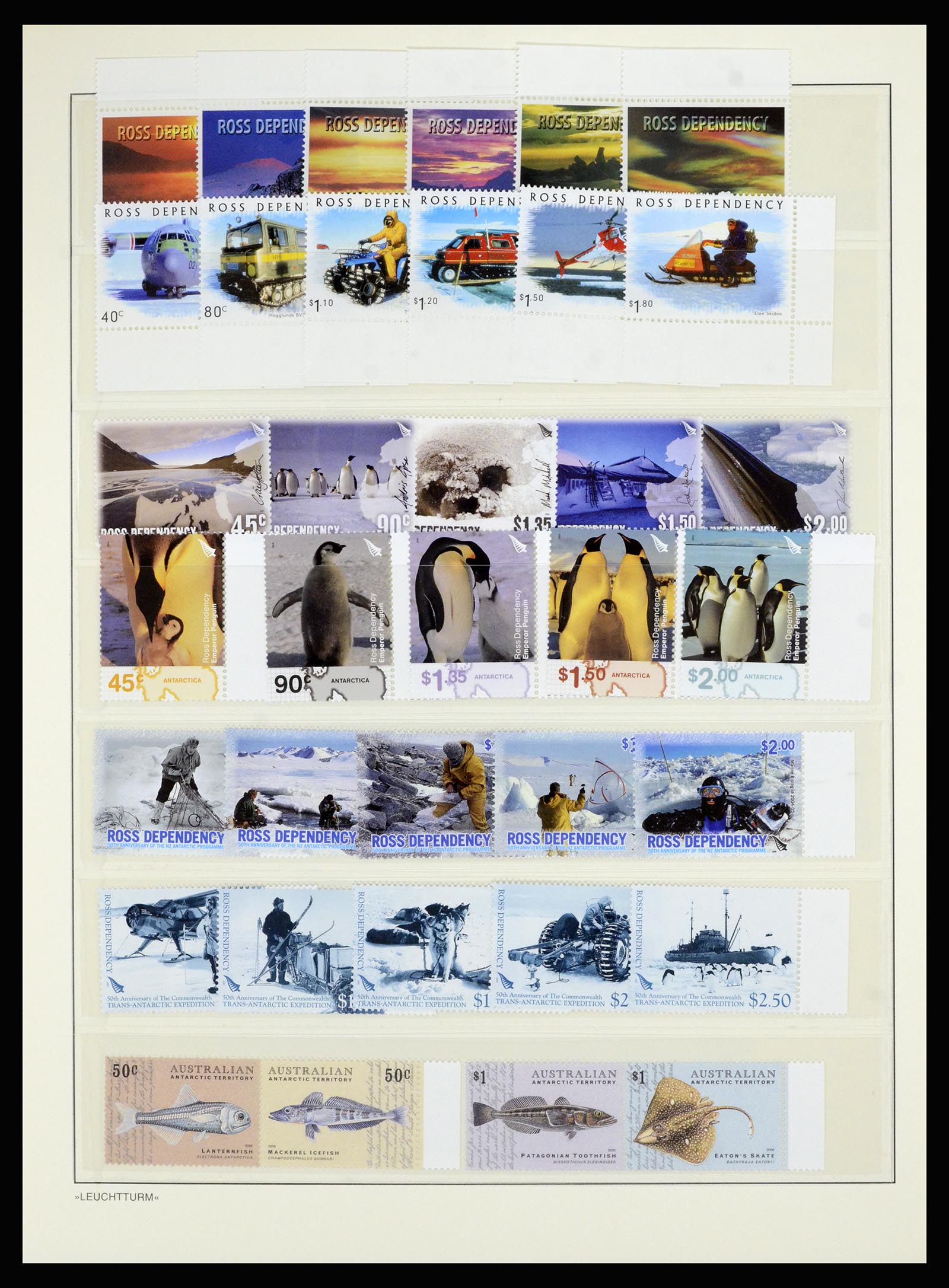 36678 052 - Postzegelverzameling 36678 Antarctica 1957-2012.