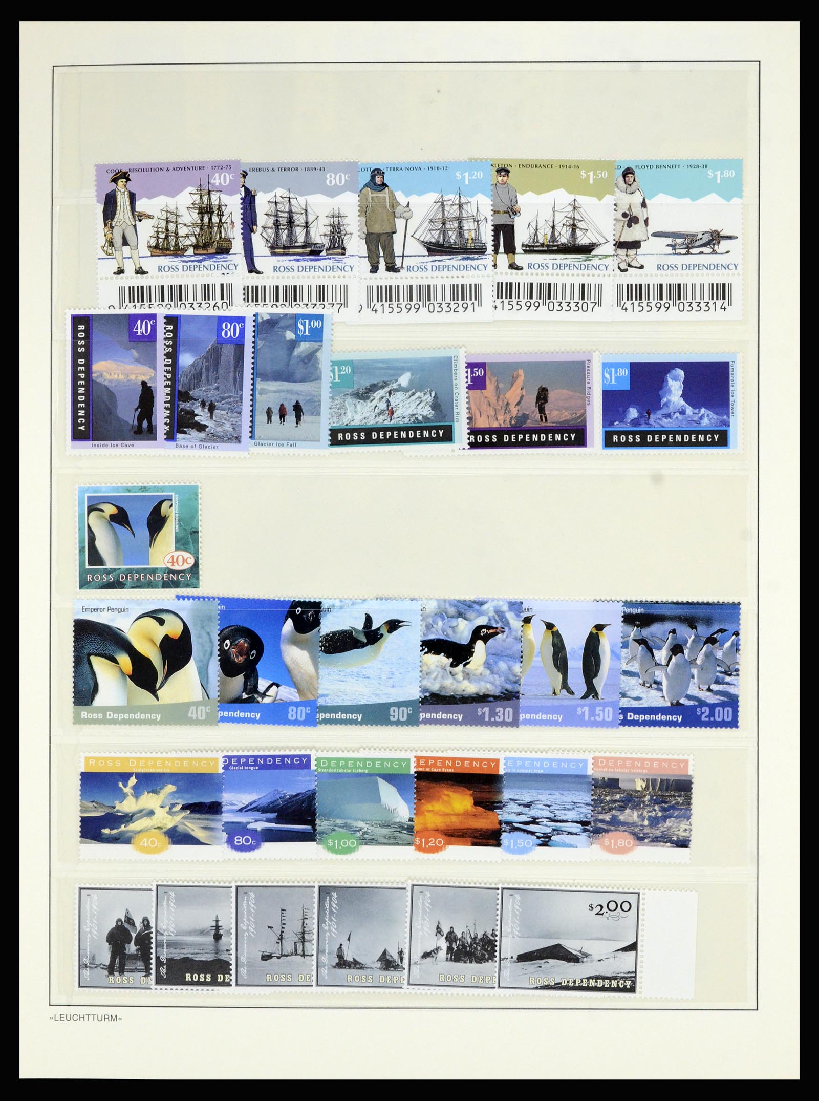 36678 053 - Postzegelverzameling 36678 Antarctica 1957-2012.
