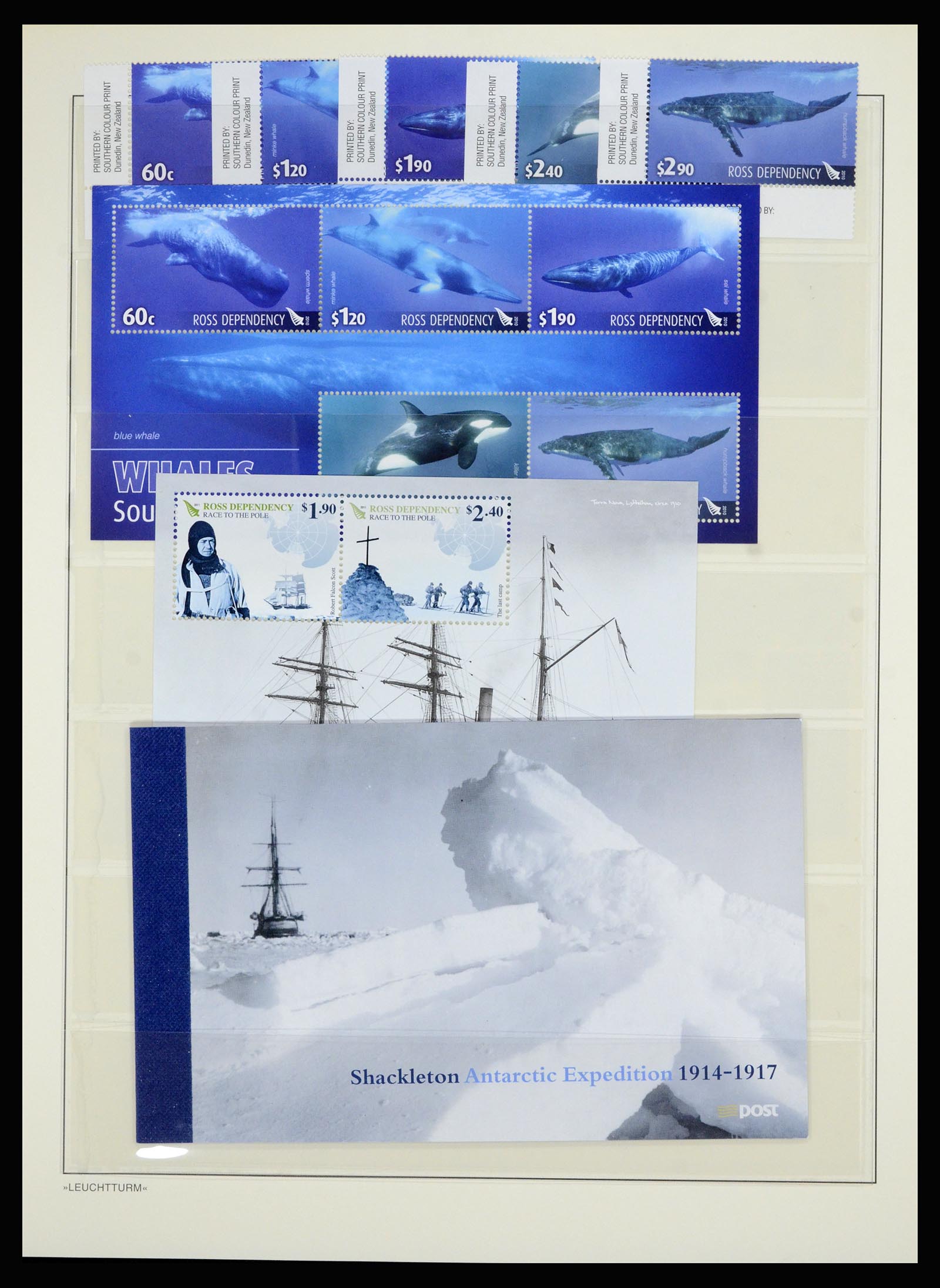 36678 054 - Postzegelverzameling 36678 Antarctica 1957-2012.