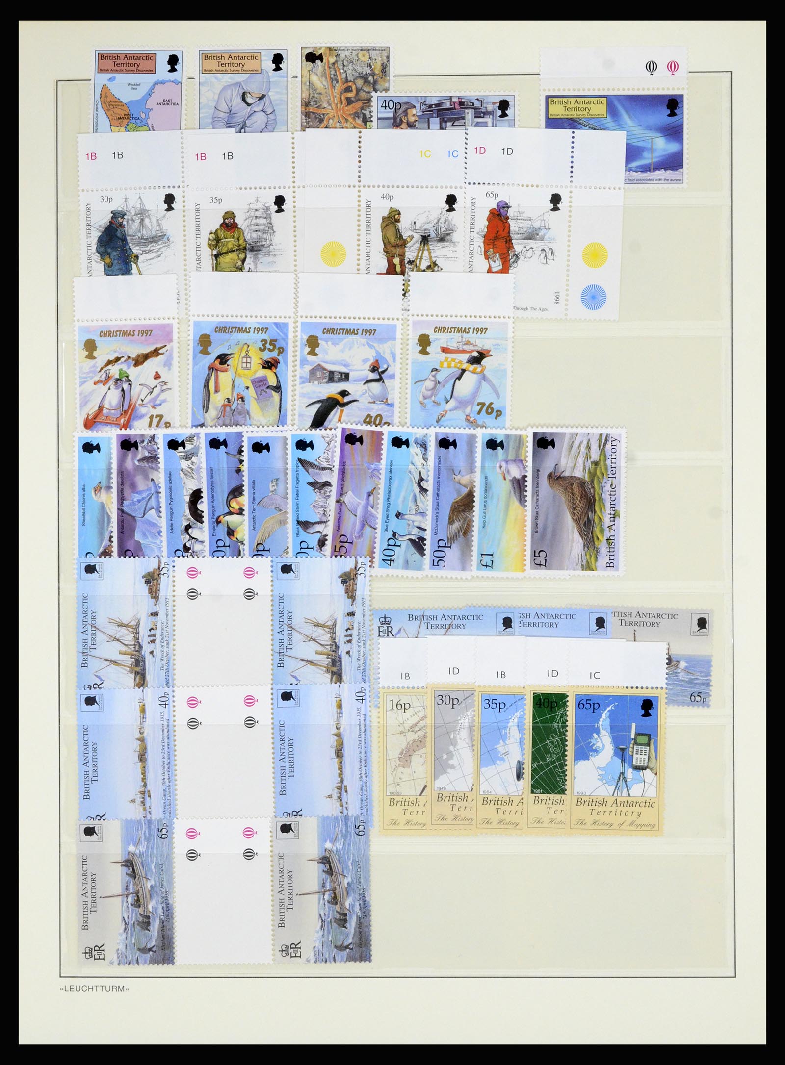 36678 057 - Postzegelverzameling 36678 Antarctica 1957-2012.