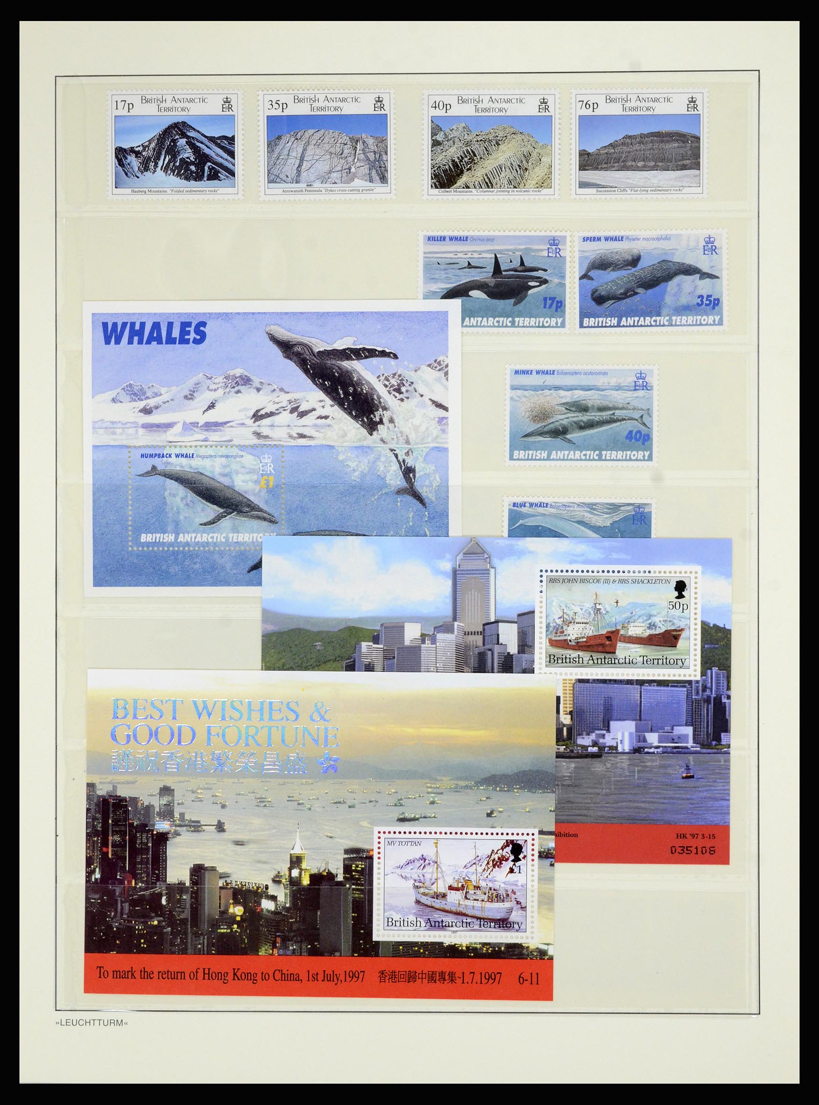 36678 060 - Stamp collection 36678 Antarctica 1957-2012.
