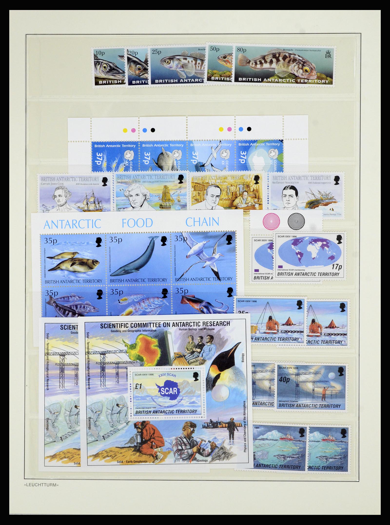 36678 061 - Postzegelverzameling 36678 Antarctica 1957-2012.