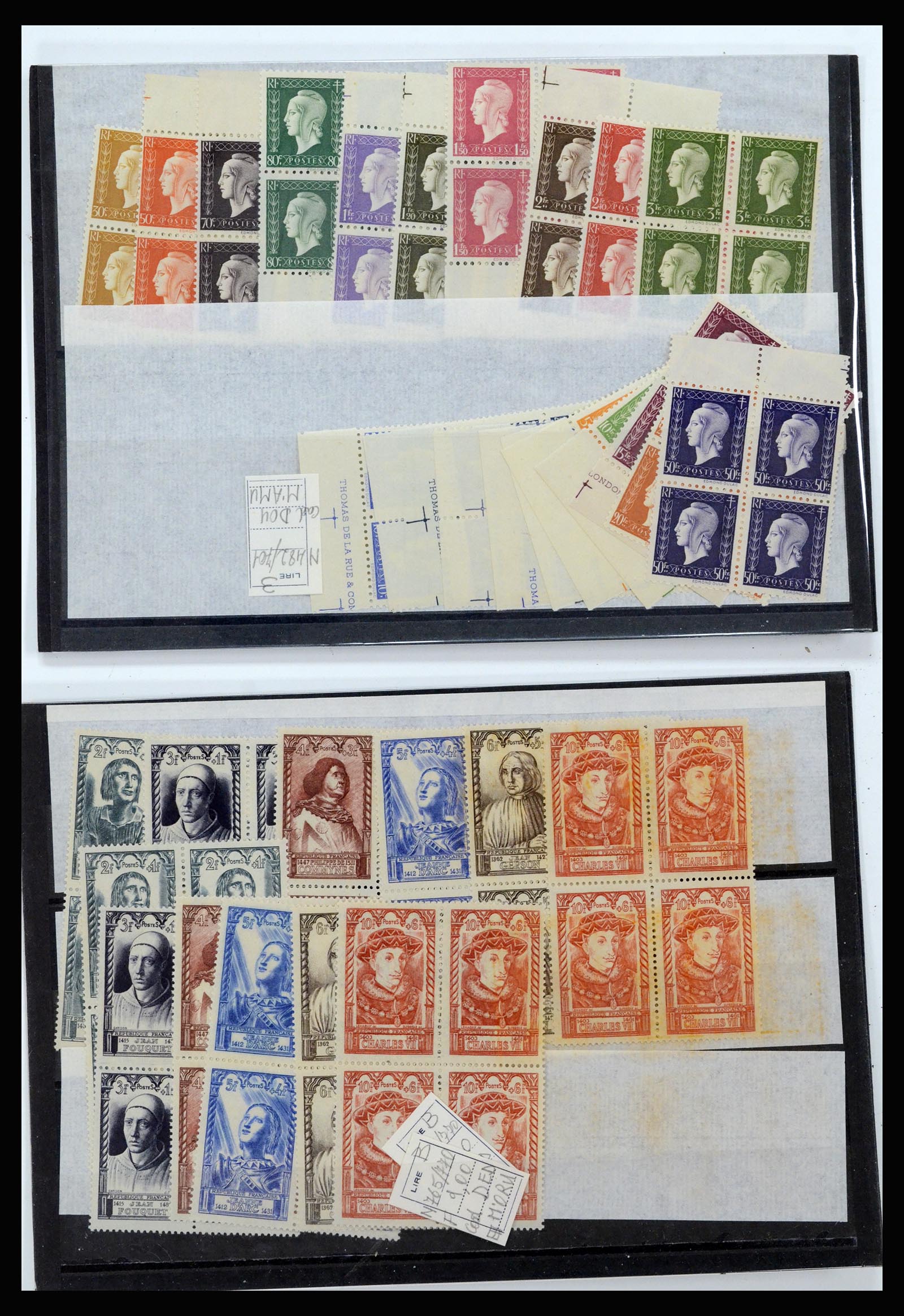 36679 005 - Postzegelverzameling 36679 Frankrijk 1920-1970.