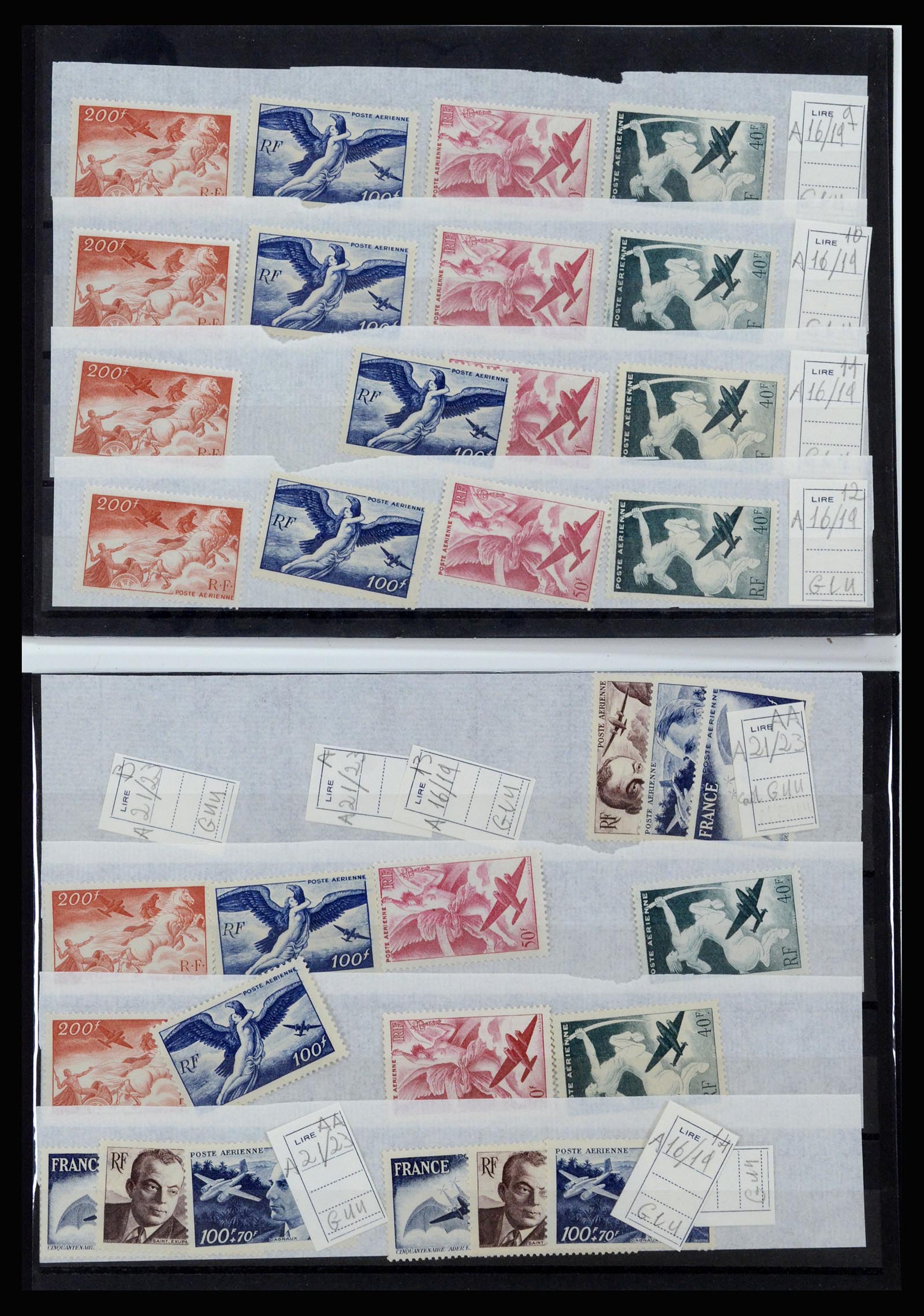 36679 007 - Postzegelverzameling 36679 Frankrijk 1920-1970.