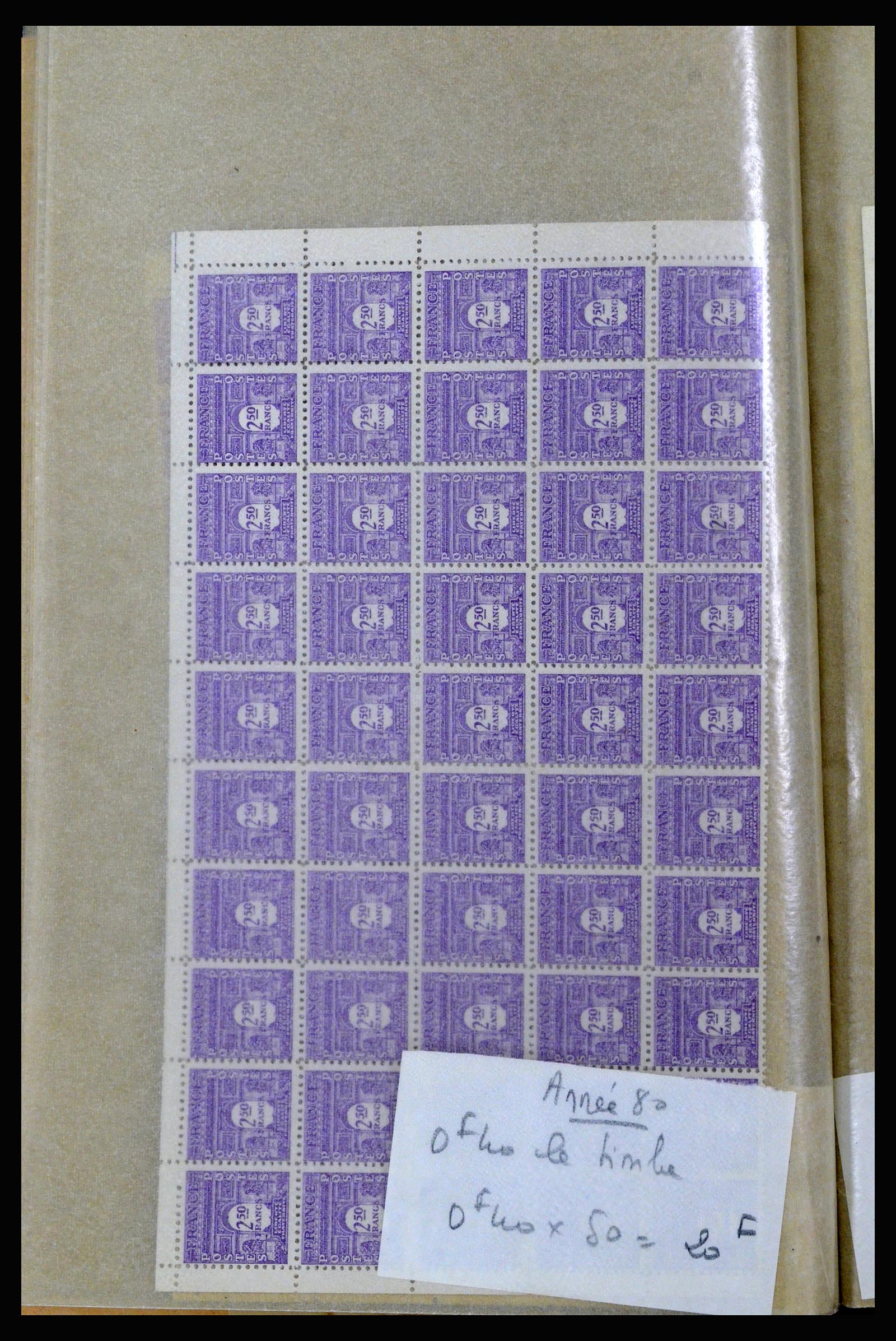 36679 033 - Stamp collection 36679 France 1920-1970.