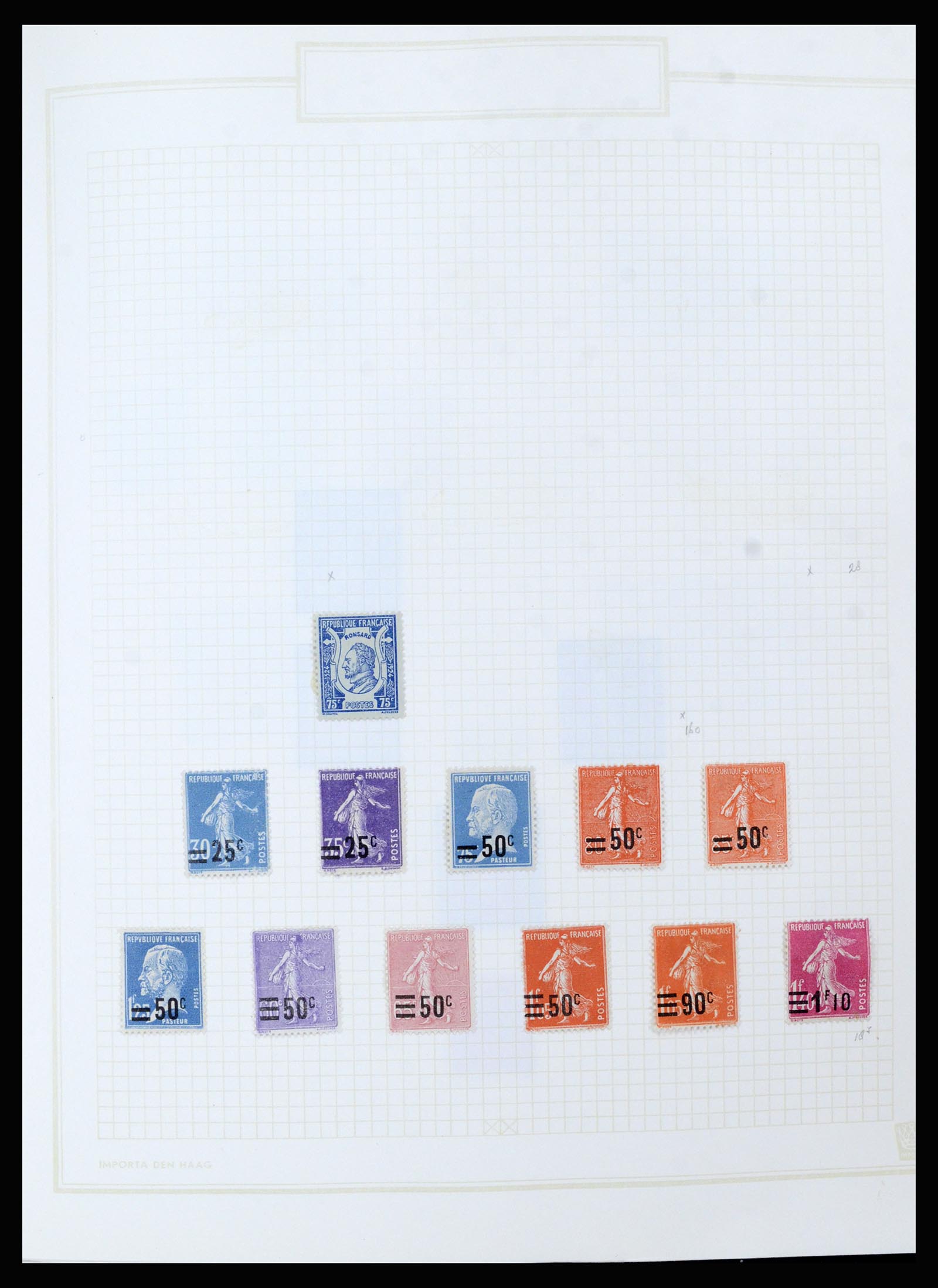 36679 042 - Stamp collection 36679 France 1920-1970.