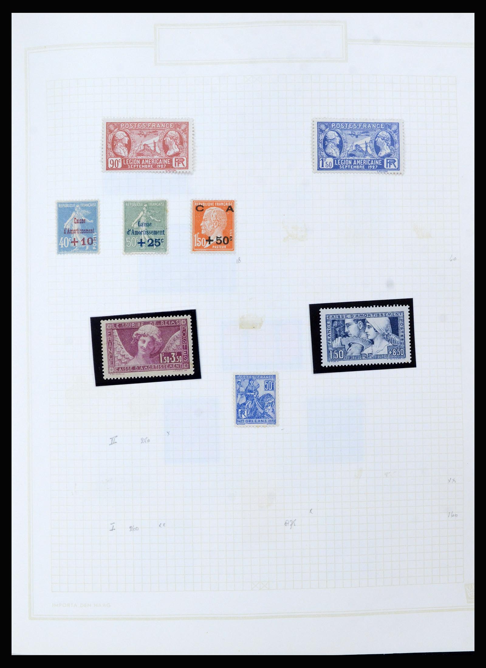 36679 044 - Stamp collection 36679 France 1920-1970.